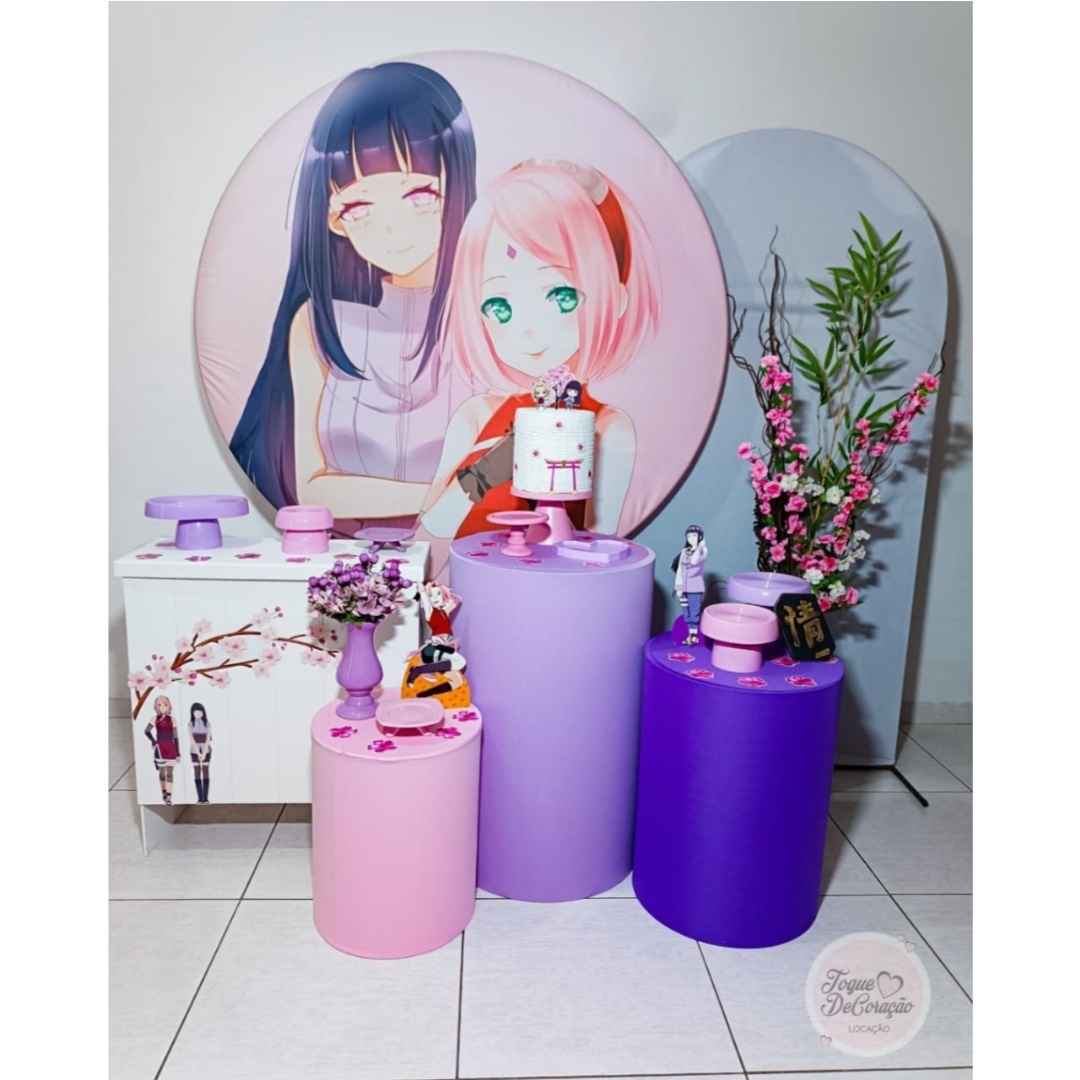 Kit Amor - Hinata E Sakura - Toque DeCoração