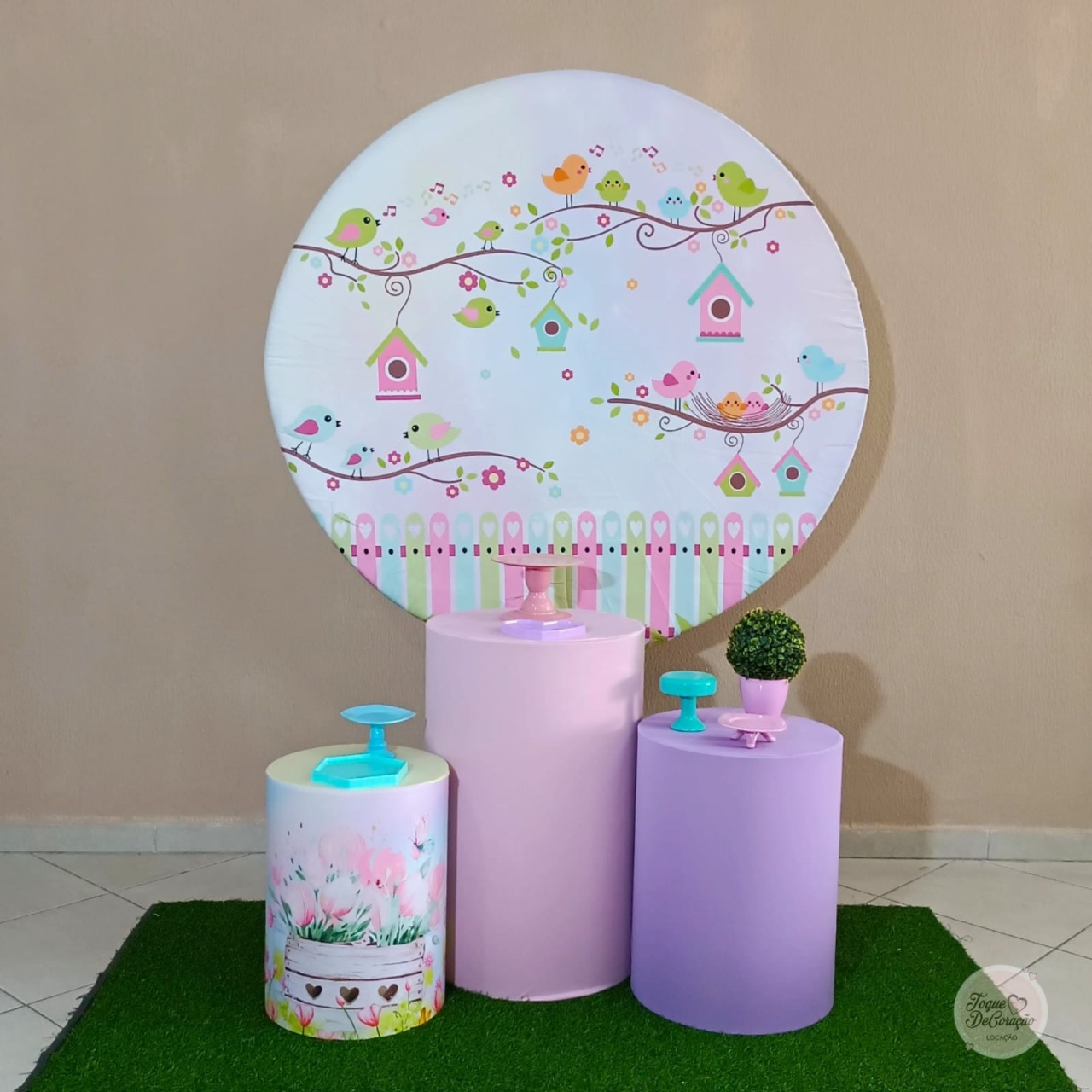 Kit Carinho - Jardim de Passarinhos - Toque DeCoração