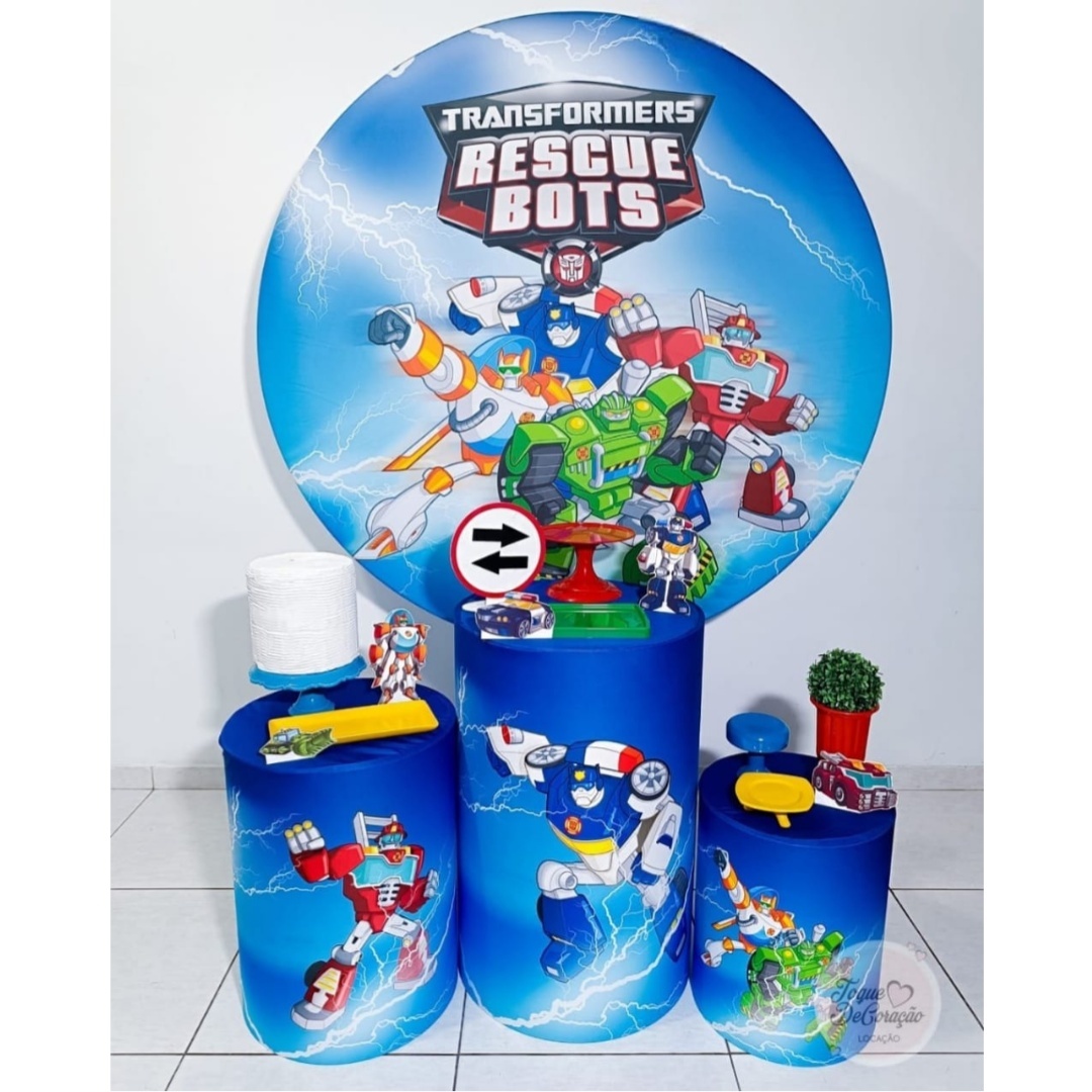 Kit Afeto - Transformers: Rescue Bots - Toque DeCoração