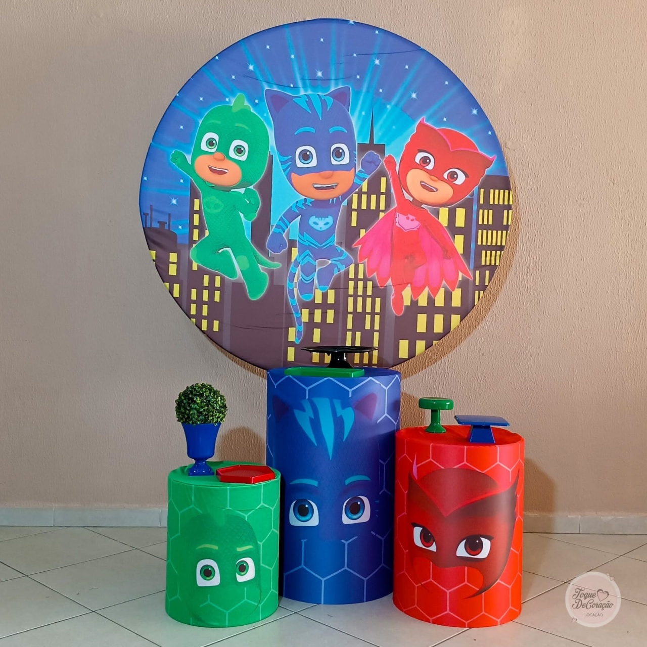 Kit Carinho - Pj Masks - Toque DeCoração
