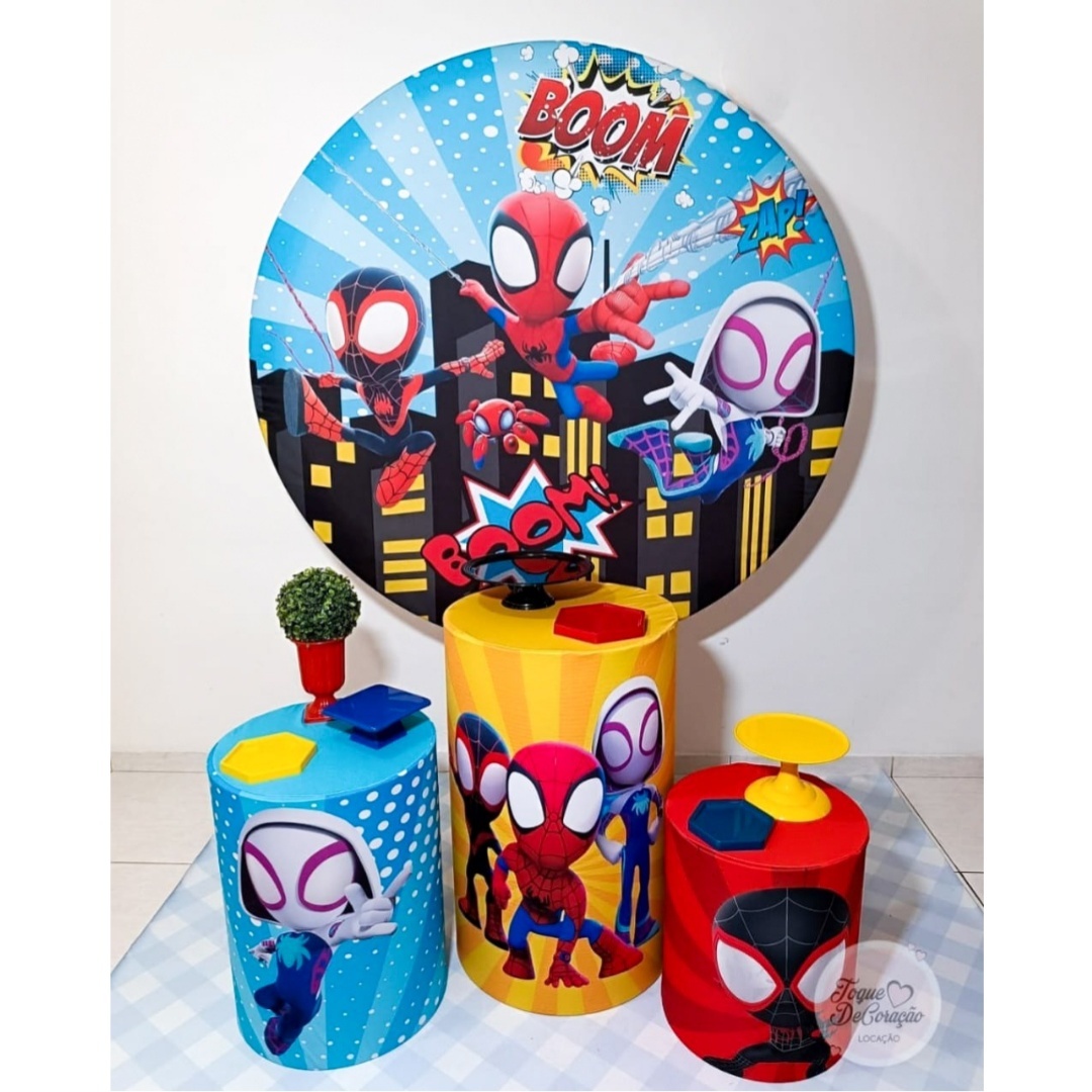 Kit Carinho - Spidey E Seus Amigos Espetaculares - Toque DeCoração