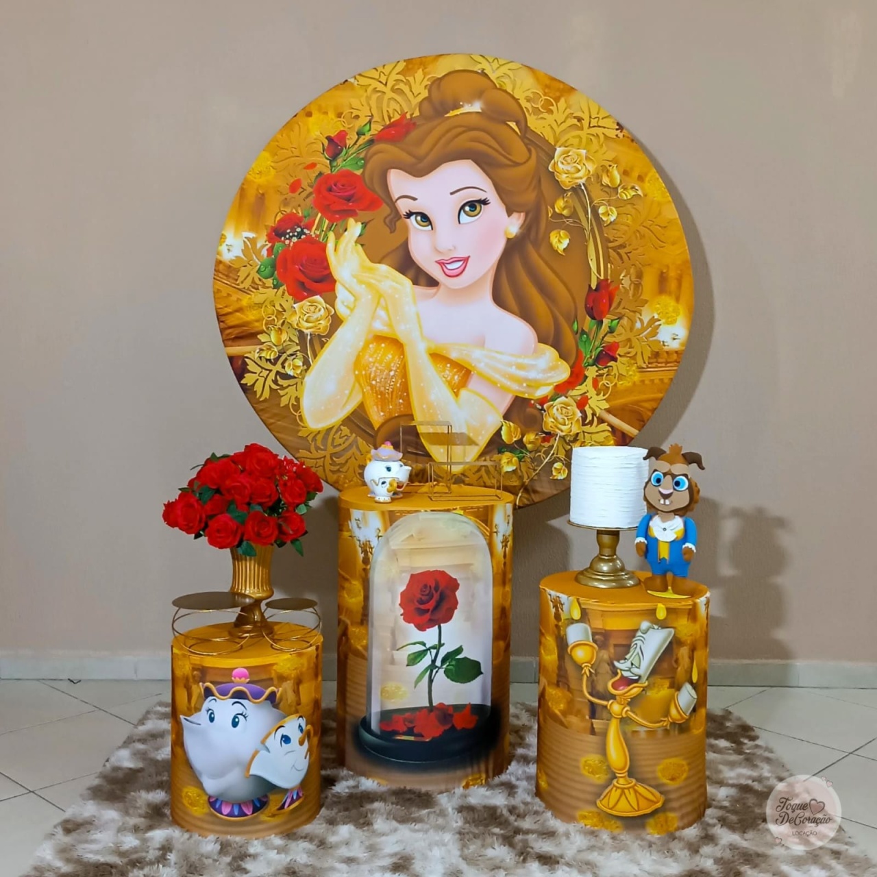 Kit Afeto - Bela E A Fera - Toque DeCoração