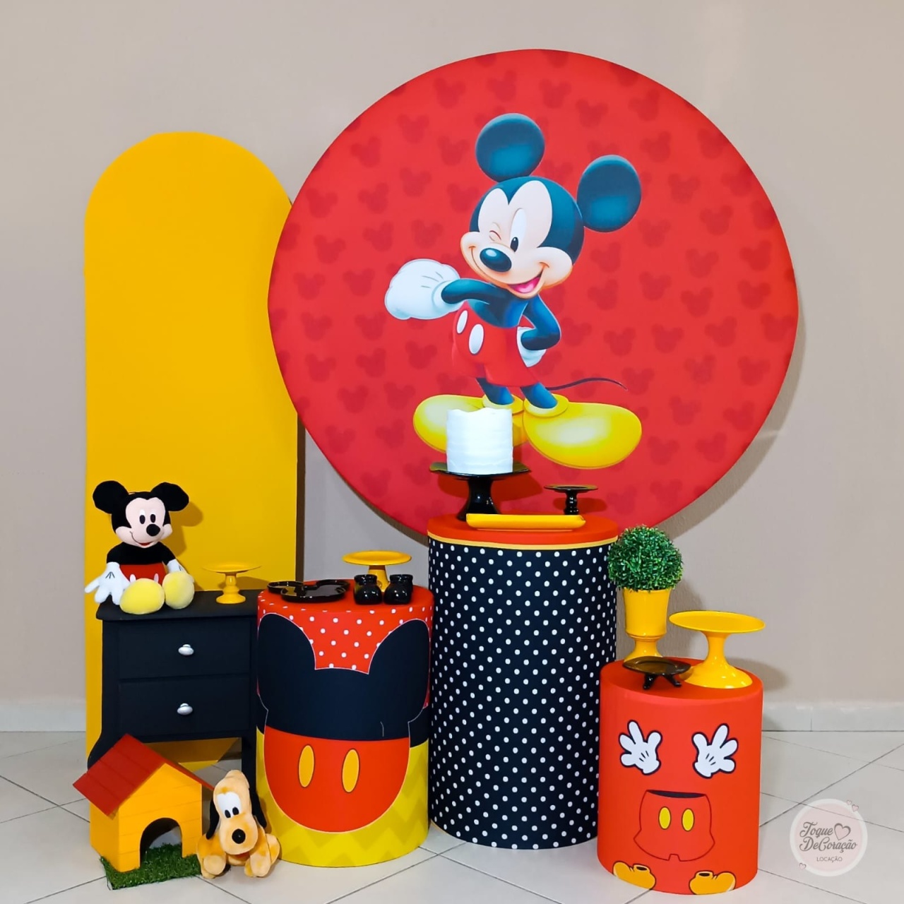 Kit Amor - Mickey Mouse - Toque DeCoração