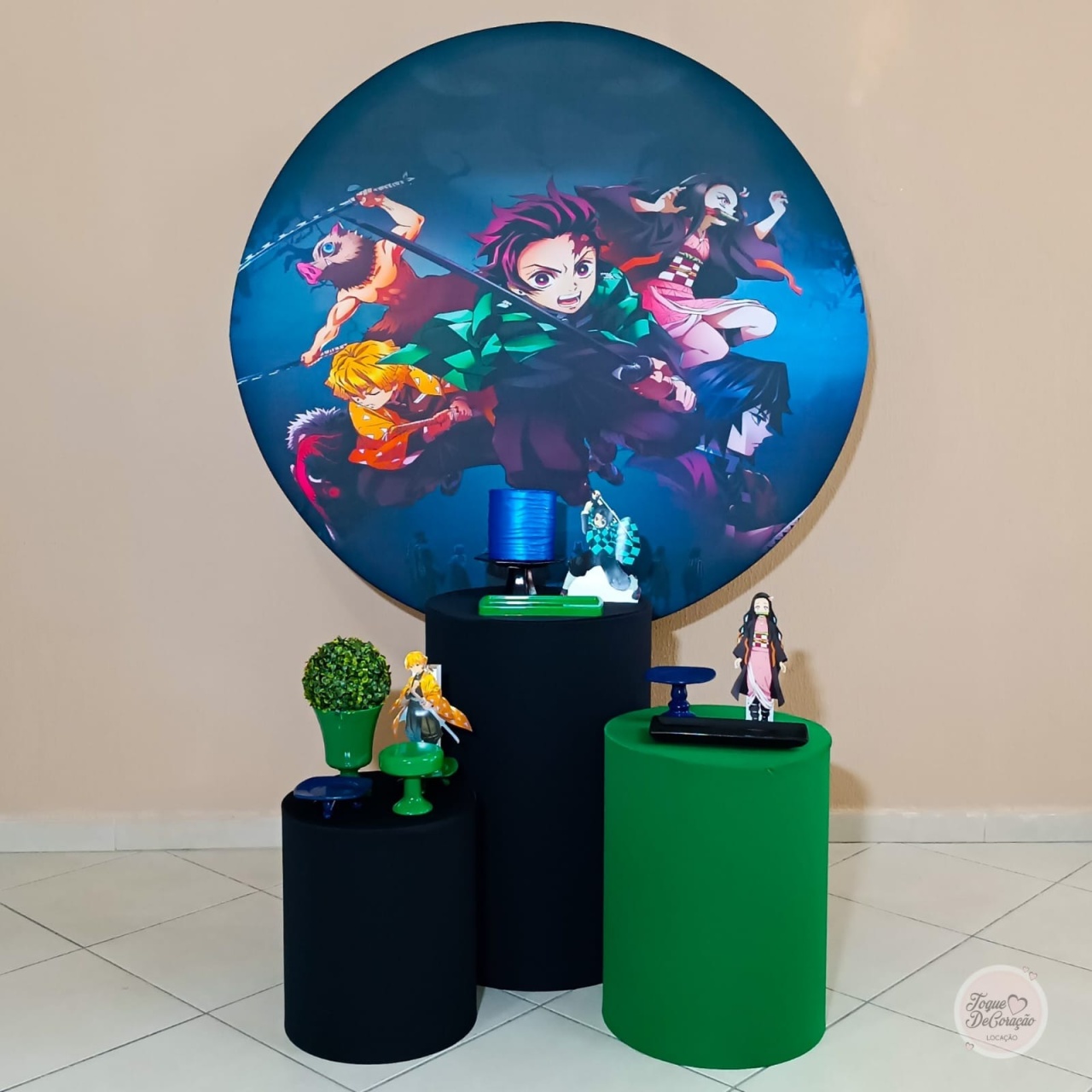 Kit Afeto - Demon Slayer - Toque DeCoração