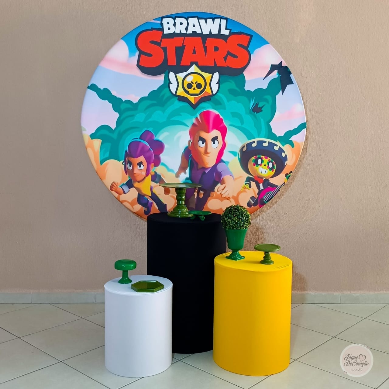 Kit Carinho - Brawl Stars - Toque DeCoração