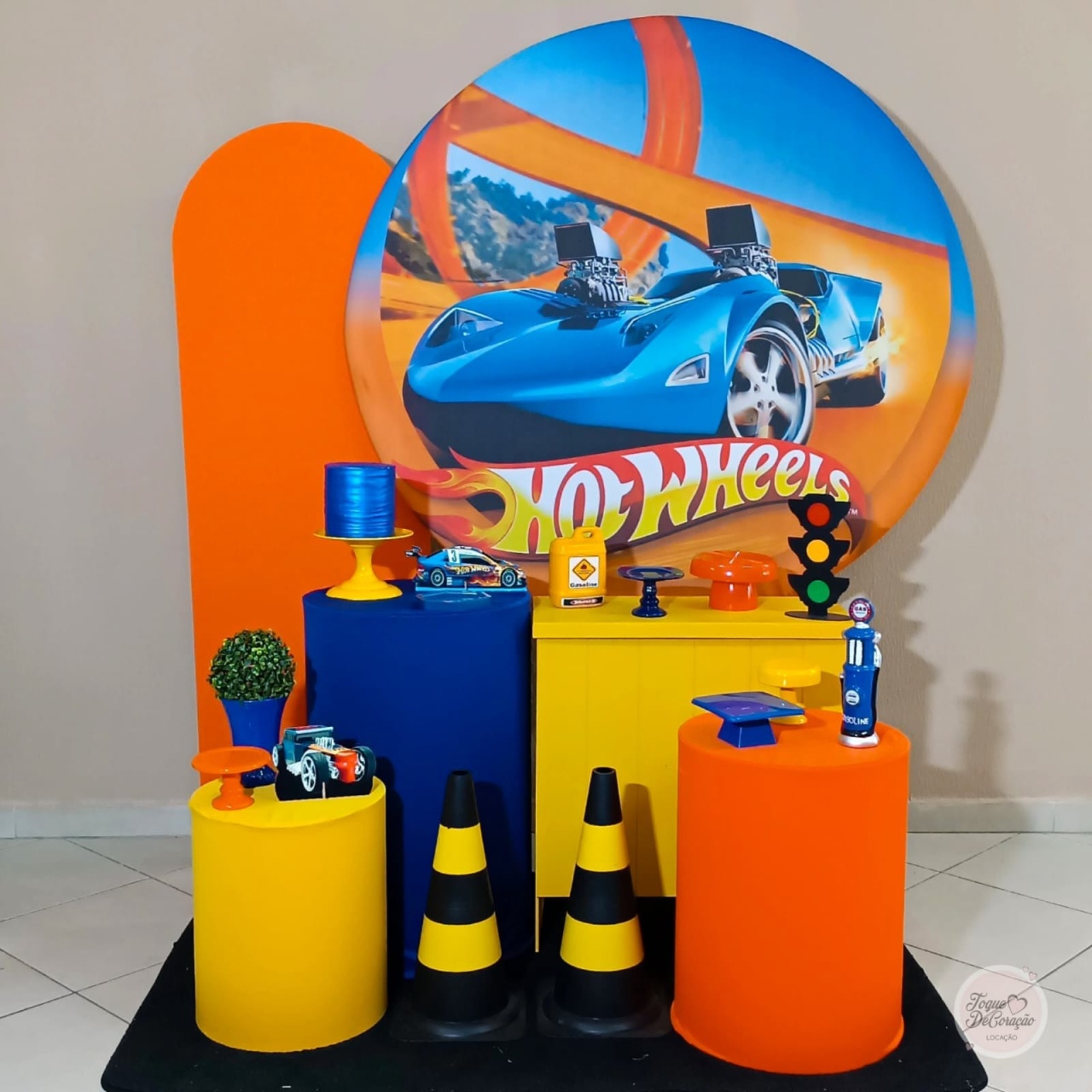 Kit Amor - Hotwheels - Toque DeCoração
