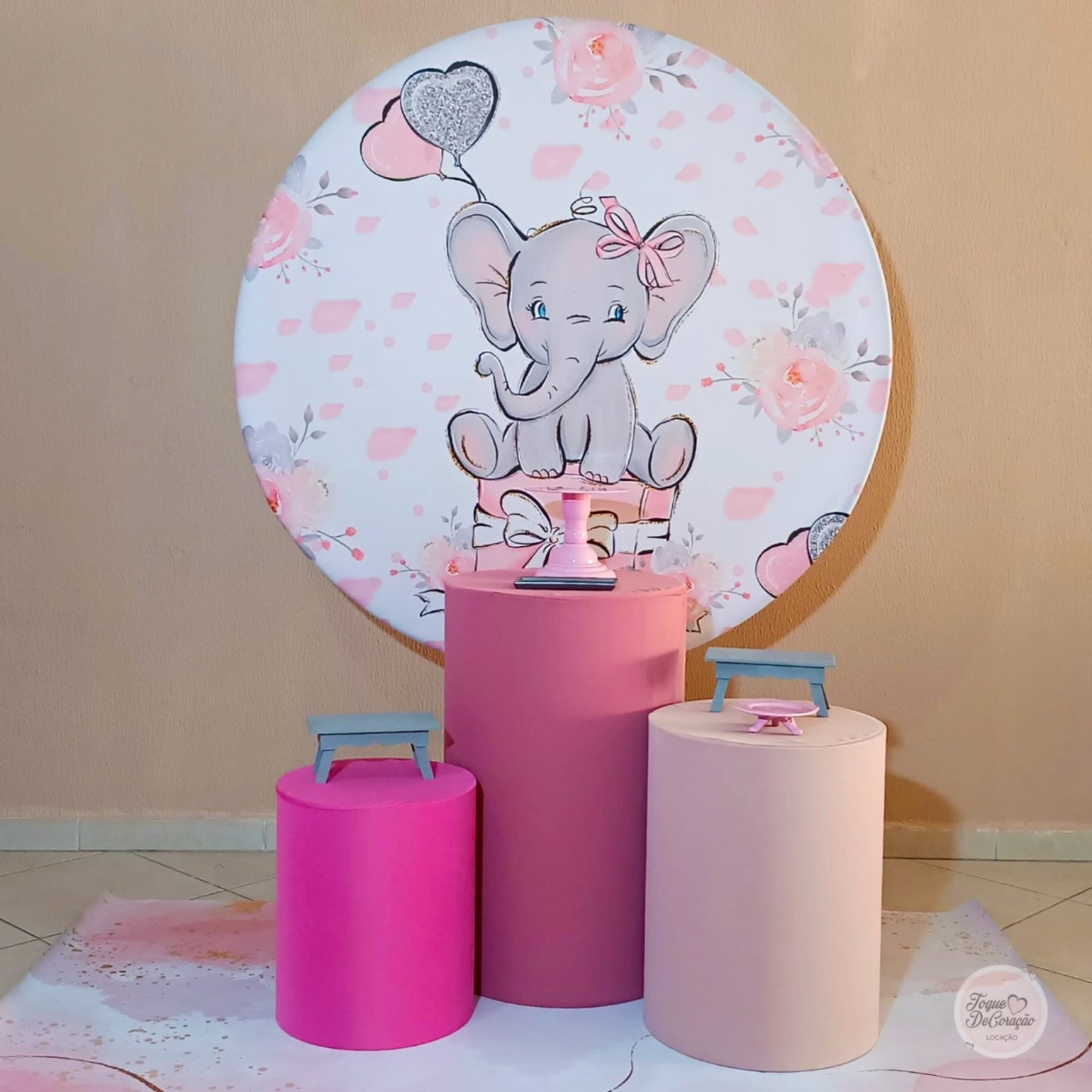 Kit Carinho - Elefantinha - Toque DeCoração