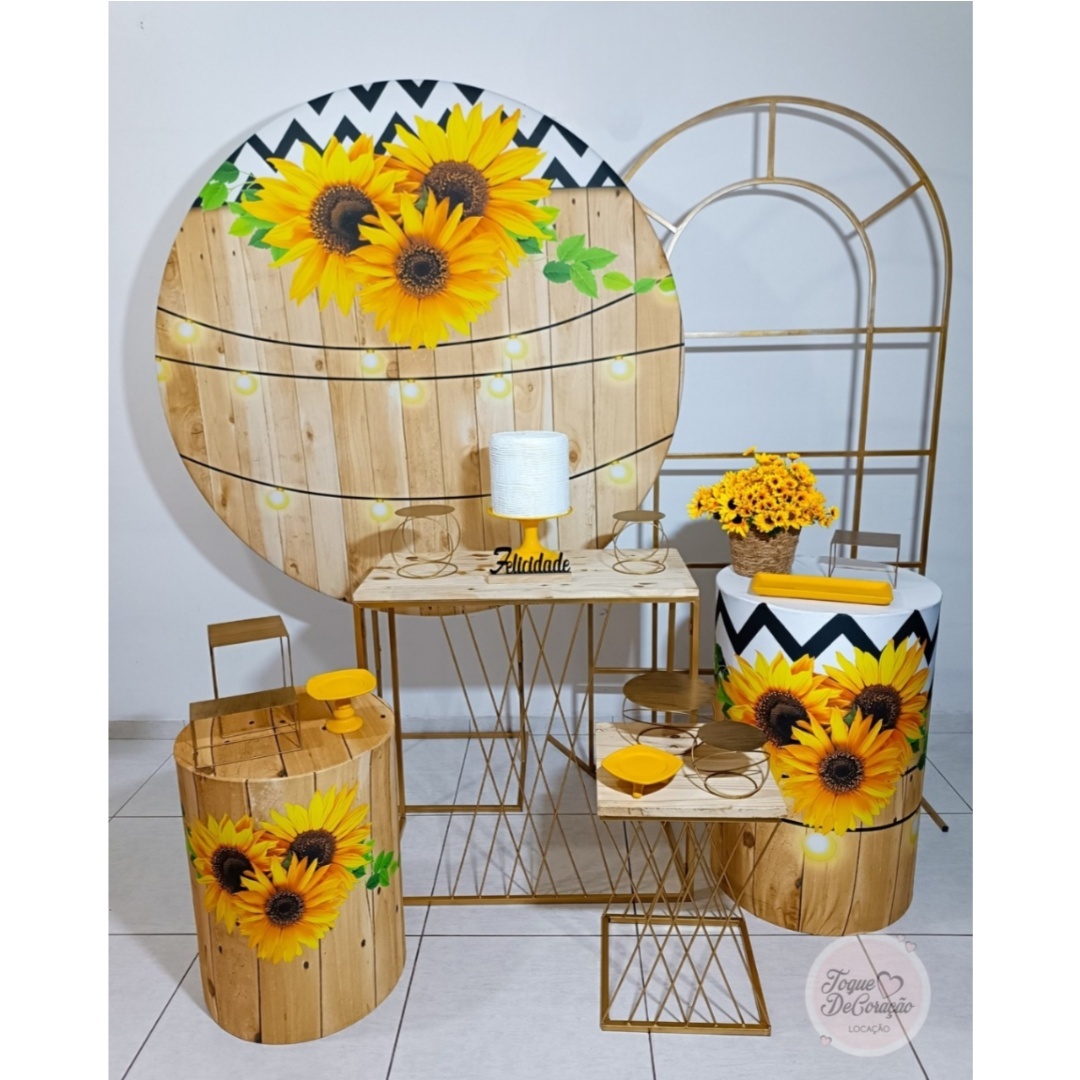 Kit Amor - Girassol - Toque DeCoração