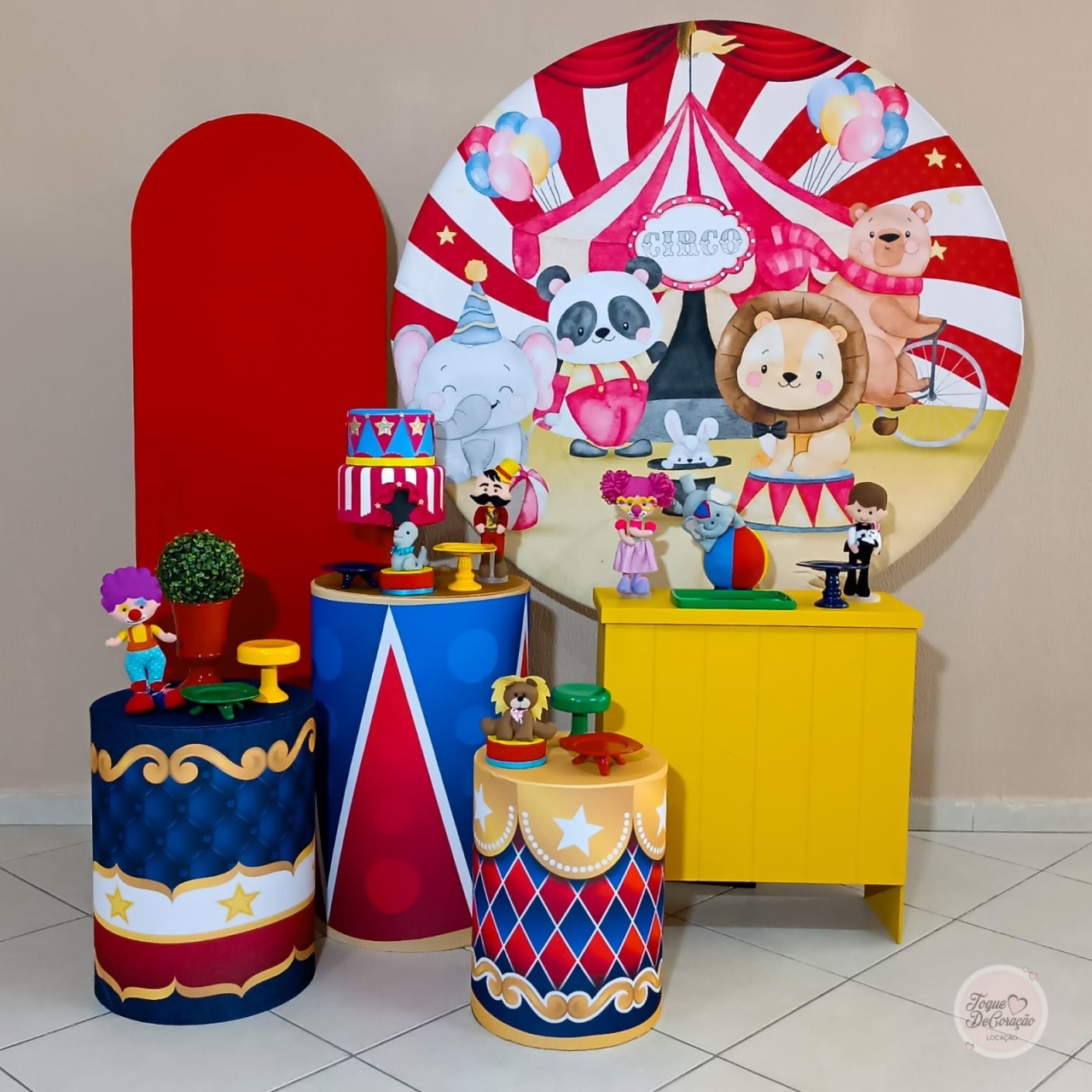 Kit Amor - Circo - Toque DeCoração
