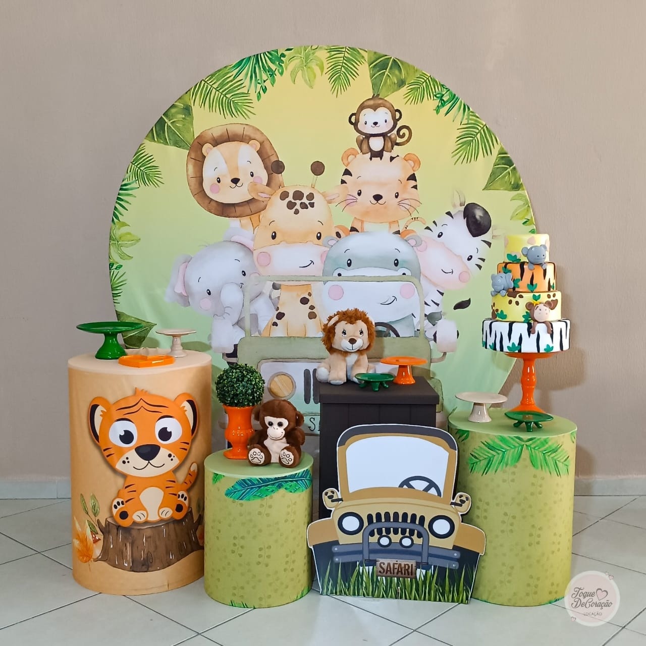 Kit Amor - Safari - Toque DeCoração