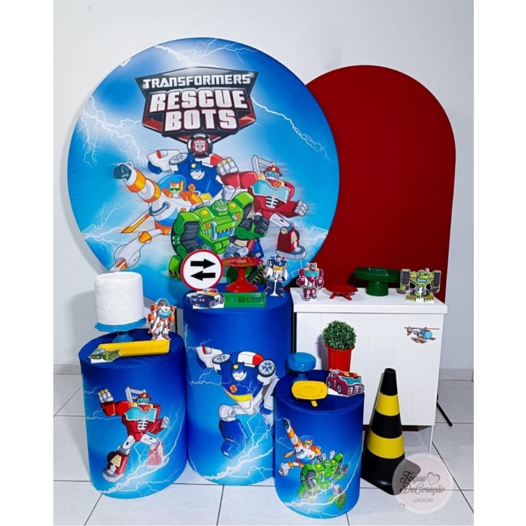 Kit Amor - Transformers: Rescue Bots - Toque DeCoração