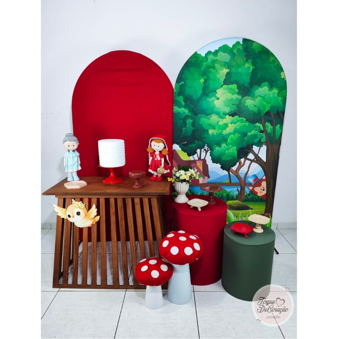 Kit Harmonia - Chapeuzinho Vermelho - Toque DeCoração
