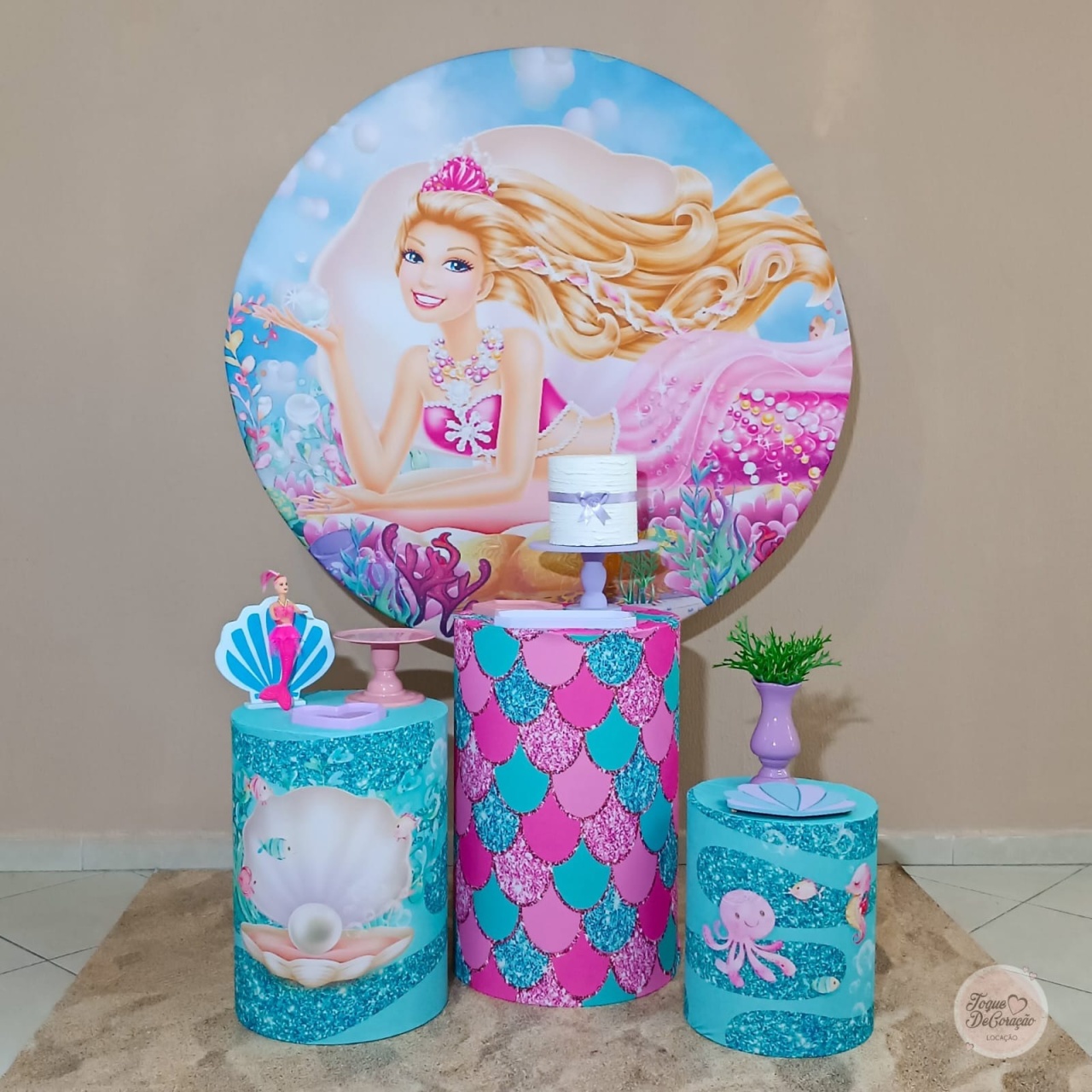 Kit Afeto - Barbie Sereia - Toque DeCoração