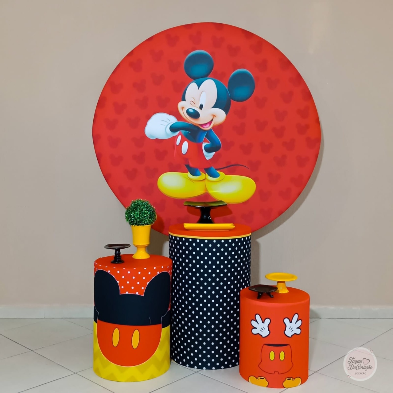 Kit Carinho - Mickey Mouse - Toque DeCoração