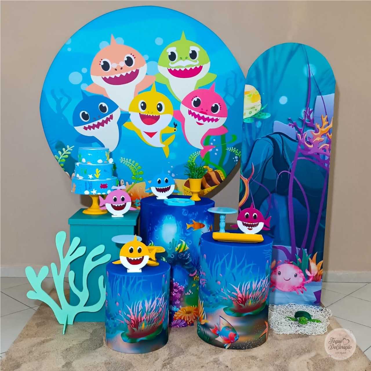 Kit Amor - Baby Shark - Toque DeCoração