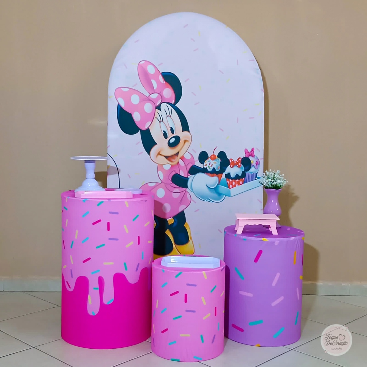 Kit Carinho - Minnie Confeiteira - Toque DeCoração