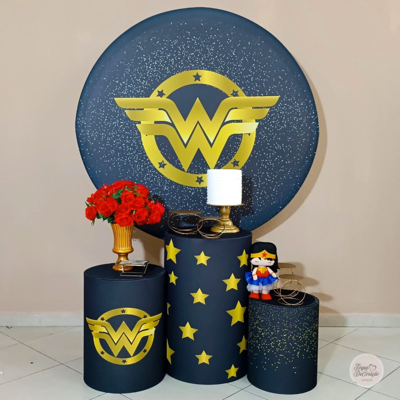 Kit Afeto - Mulher Maravilha - Toque DeCoração