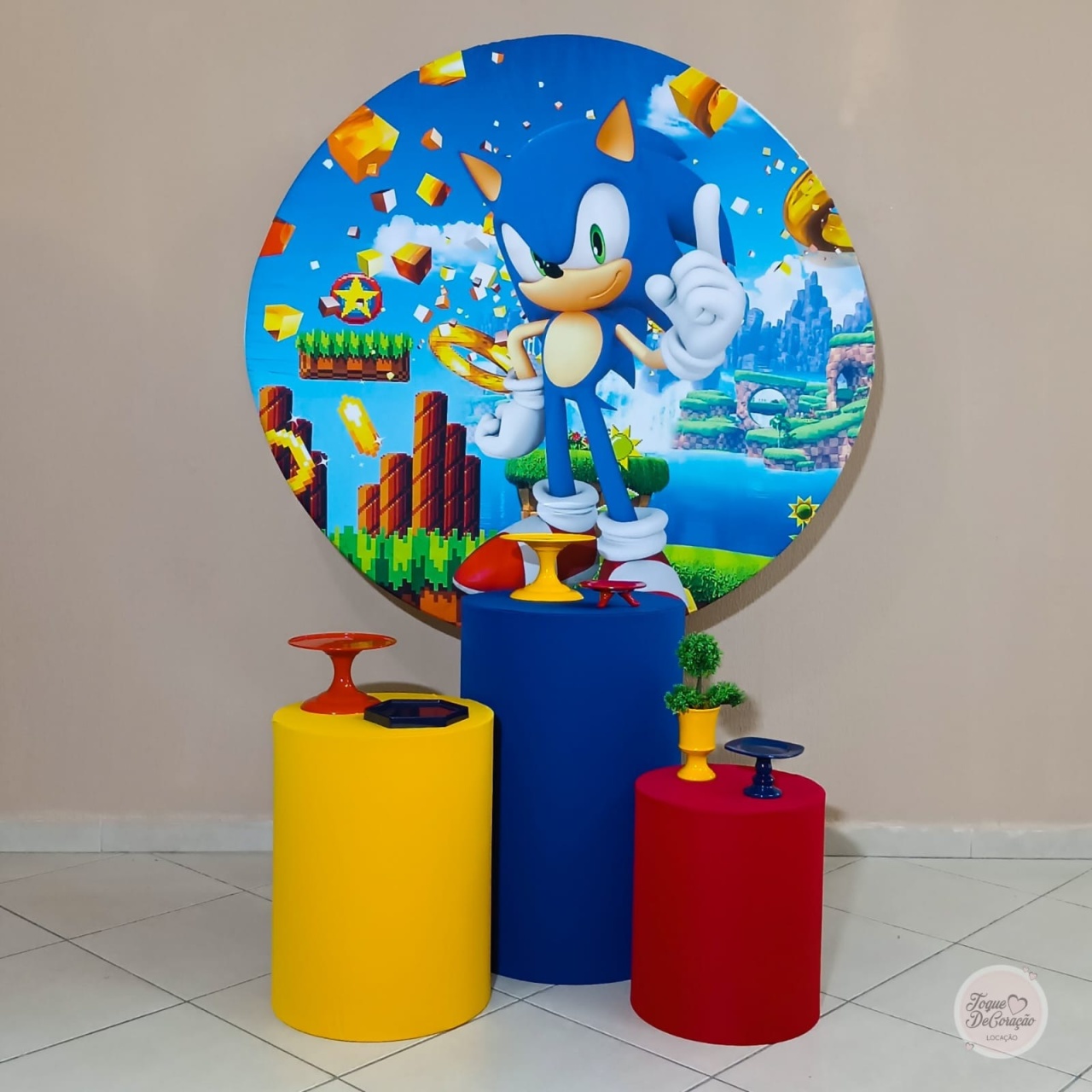 Kit Carinho - Sonic - Toque DeCoração