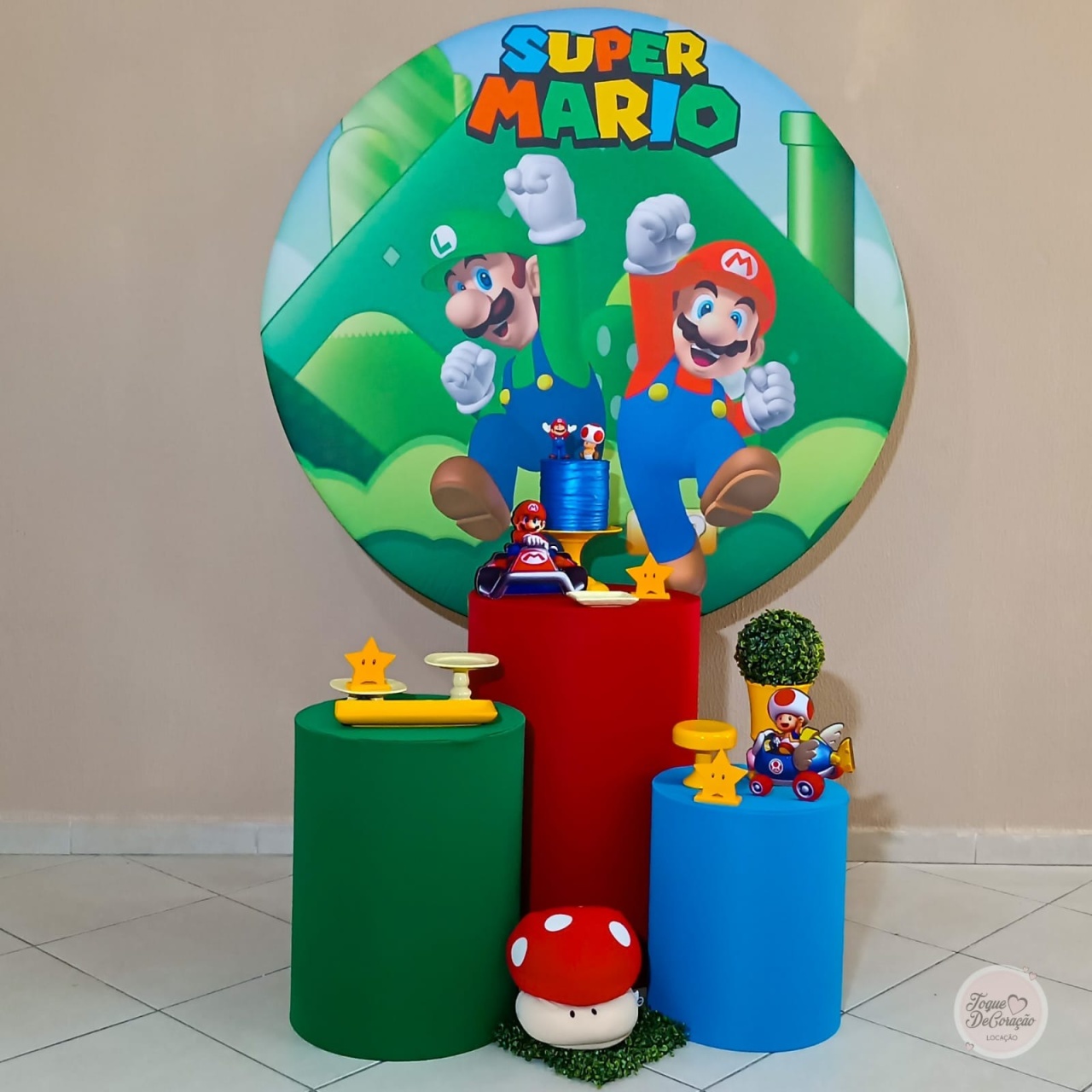 Kit Afeto - Mario Bross - Toque DeCoração