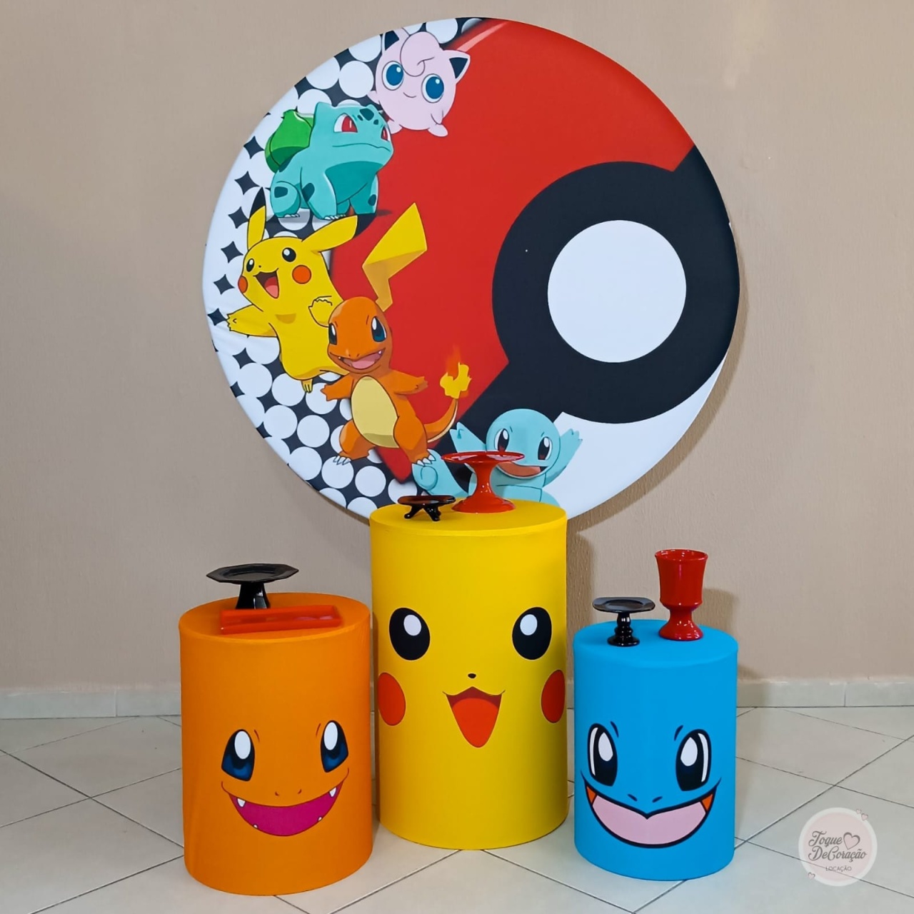 Kit Carinho - Pokémon - Toque DeCoração