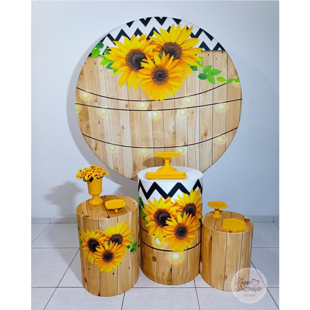 Kit Carinho - Girassol - Toque DeCoração