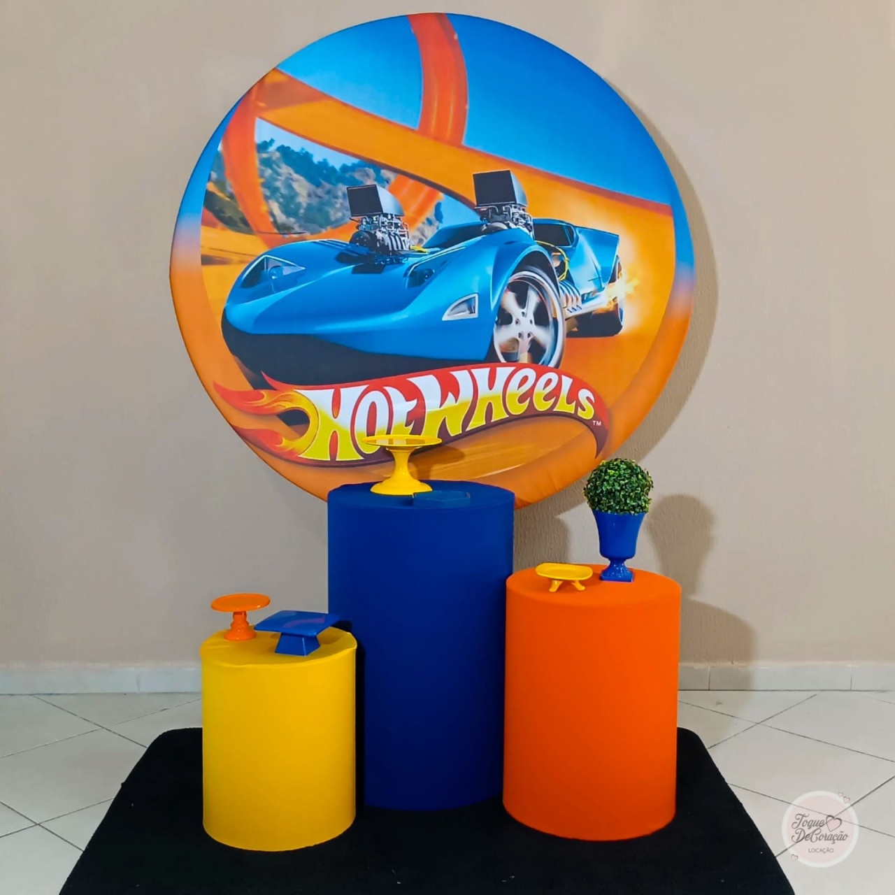 Kit Carinho - Hotwheels - Toque DeCoração