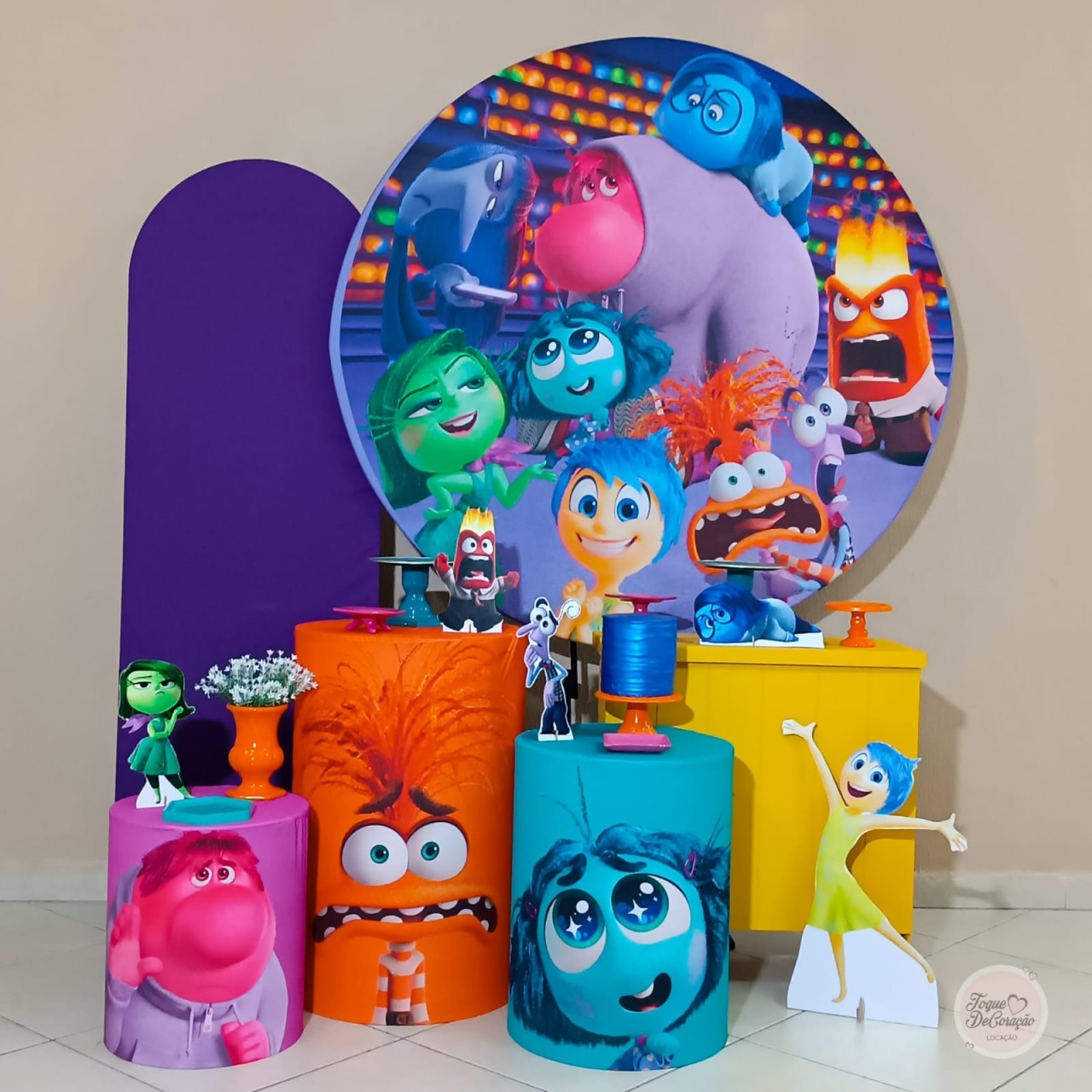 Kit Amor - Divertida Mente - Toque DeCoração