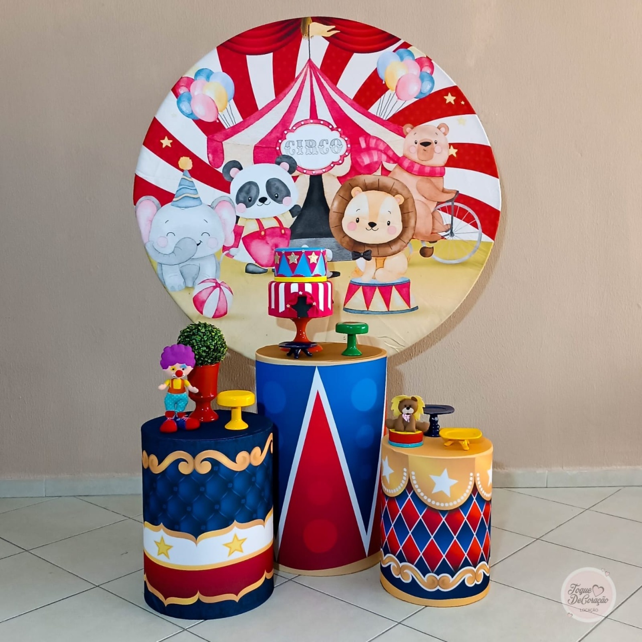 Kit Afeto - Circo - Toque DeCoração