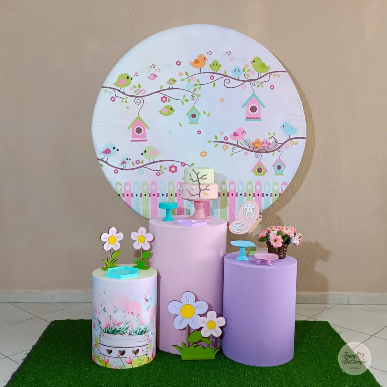 Kit Afeto - Jardim de Passarinhos - Toque DeCoração