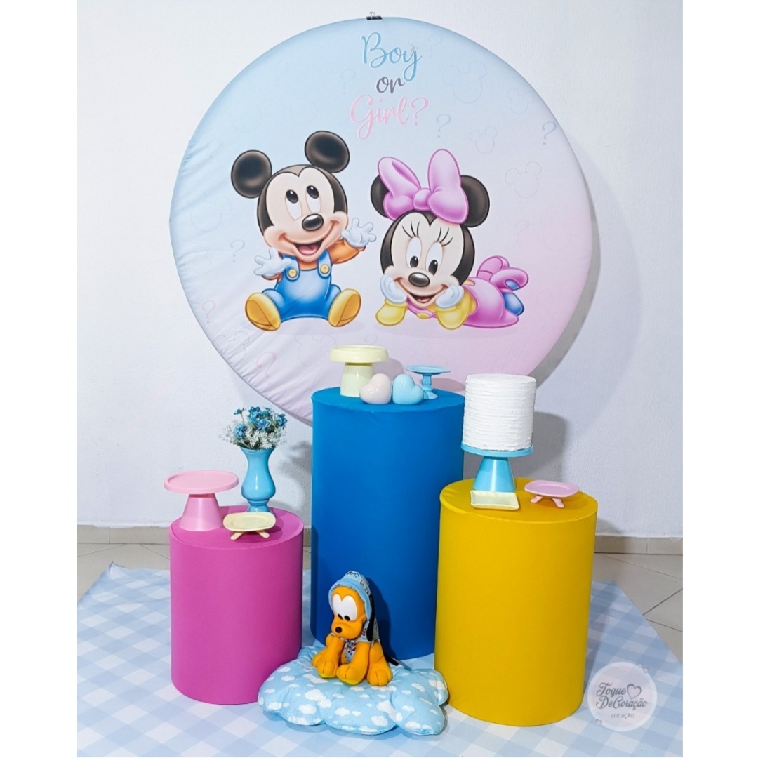 Kit Afeto - Mickey E Minnie Baby - Toque DeCoração