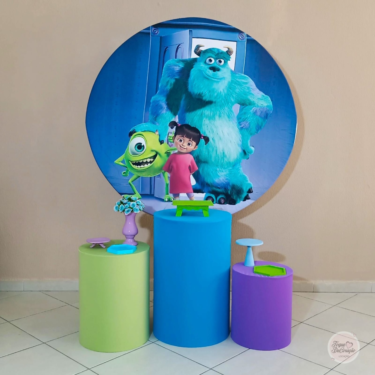 Kit Carinho - Monstros S.a - Toque DeCoração