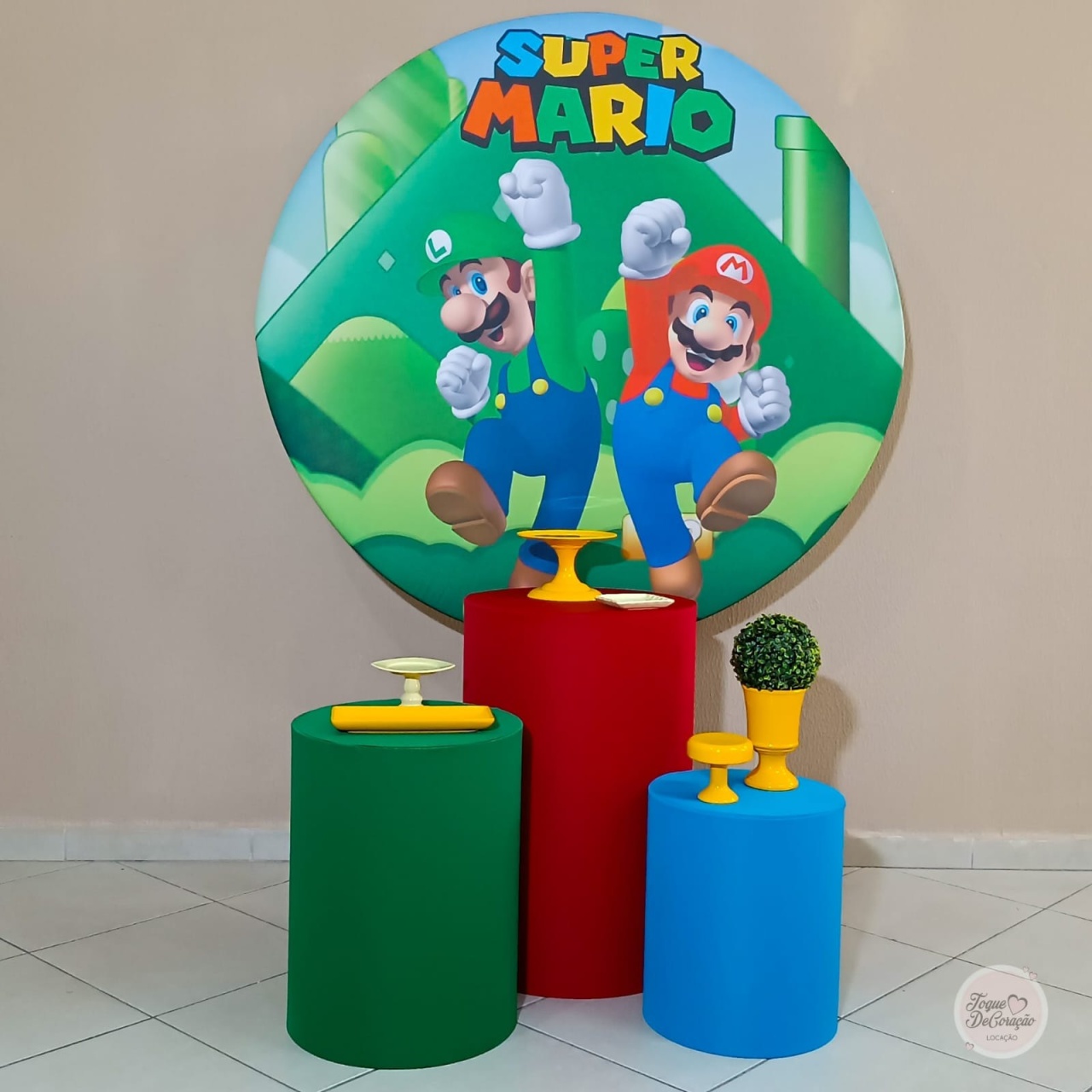 Kit Carinho - Mario Bross - Toque DeCoração