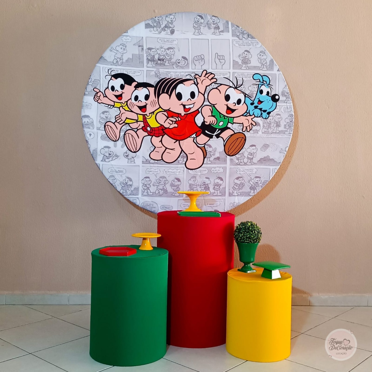 Kit Carinho - Turma da Mônica - Toque DeCoração