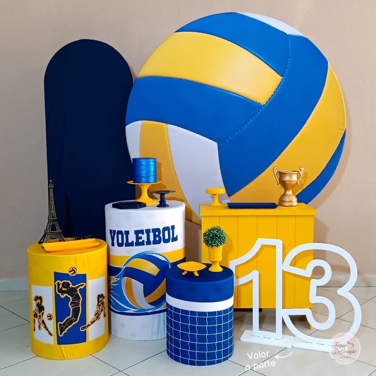 Kit Amor - Vôlei - Toque DeCoração