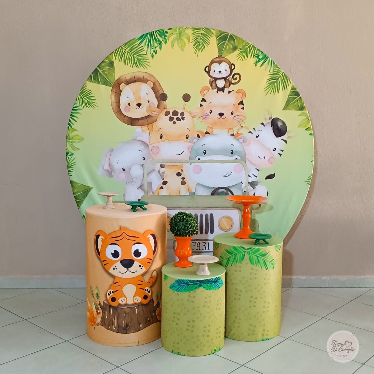 Kit Carinho - Safari - Toque DeCoração