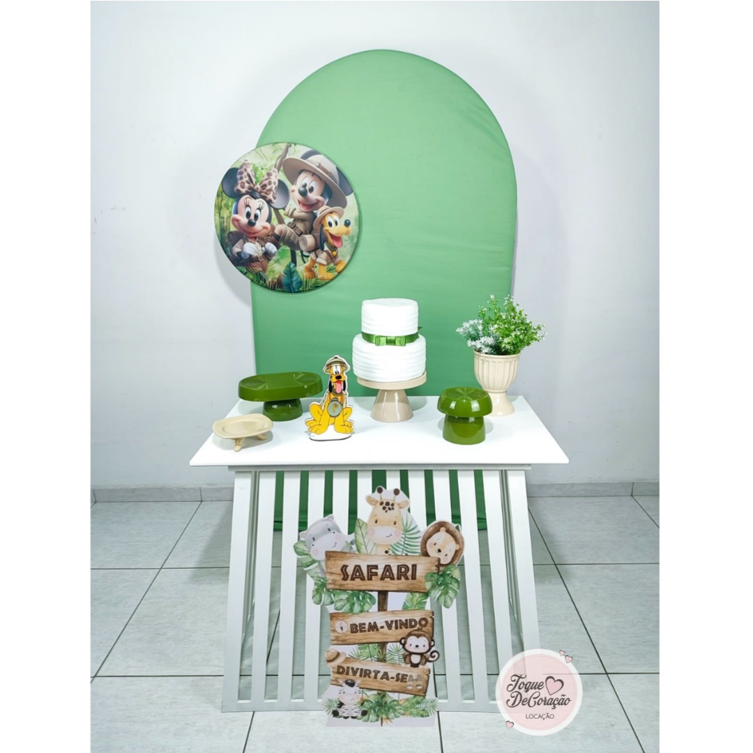 Kit Delicadeza - Mickey Safari - Toque DeCoração