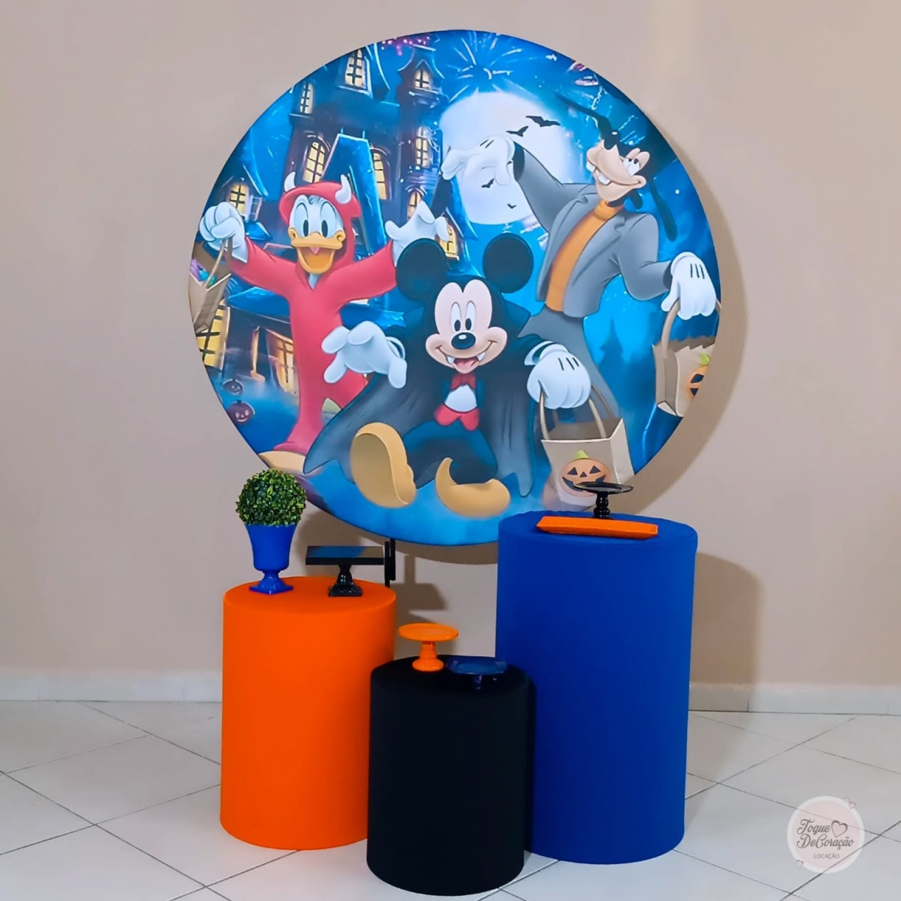 Kit Carinho - Halloween (Turma Do Mickey) - Toque DeCoração