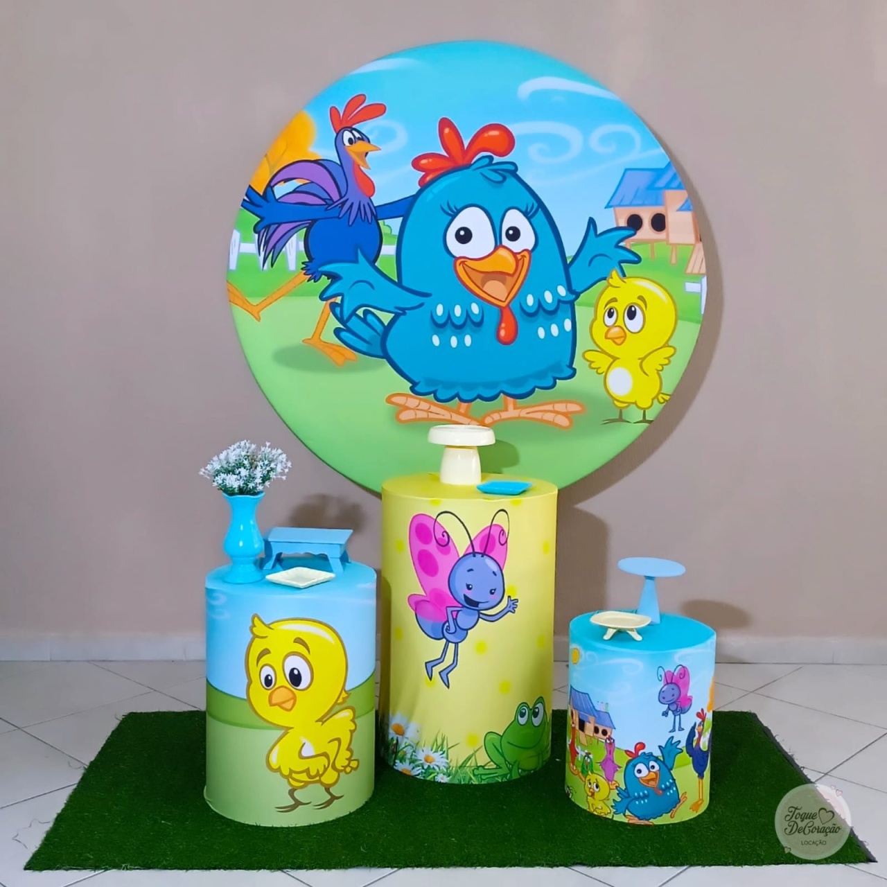 Kit Carinho - Galinha Pintadinha - Toque DeCoração