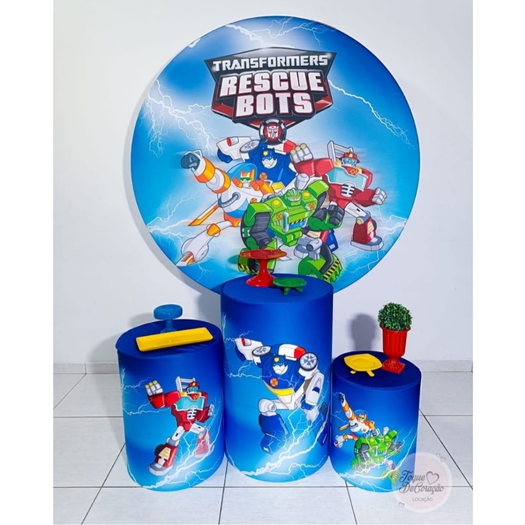 Kit Carinho - Transformers: Rescue Bots - Toque DeCoração