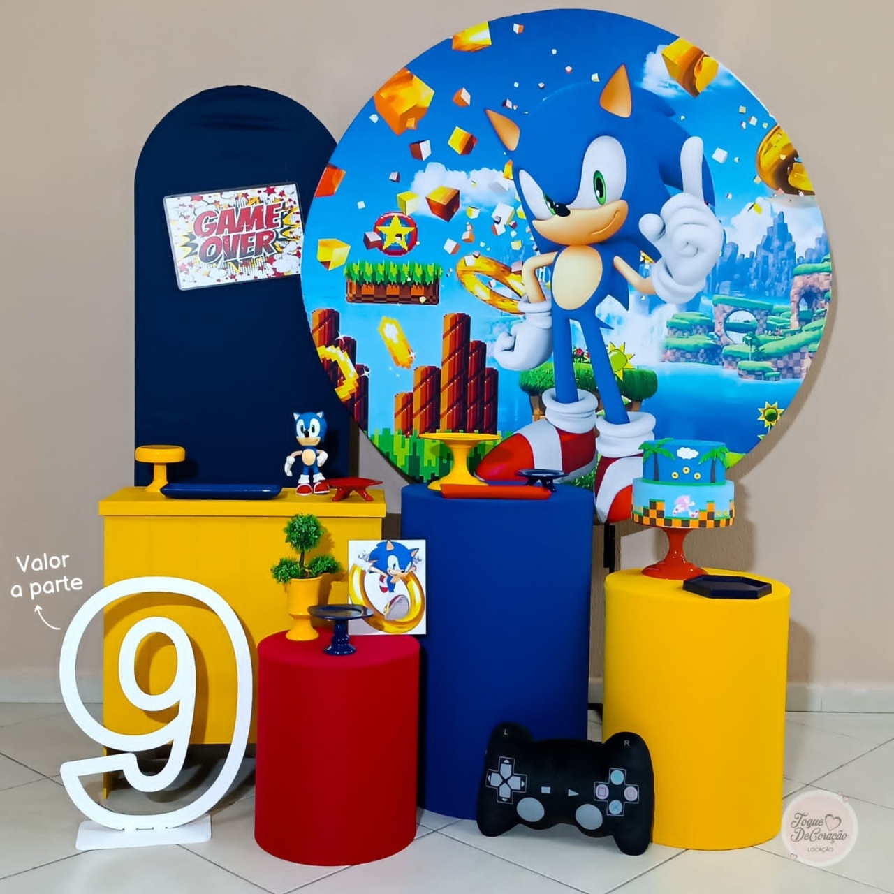 Kit Amor - Sonic - Toque DeCoração