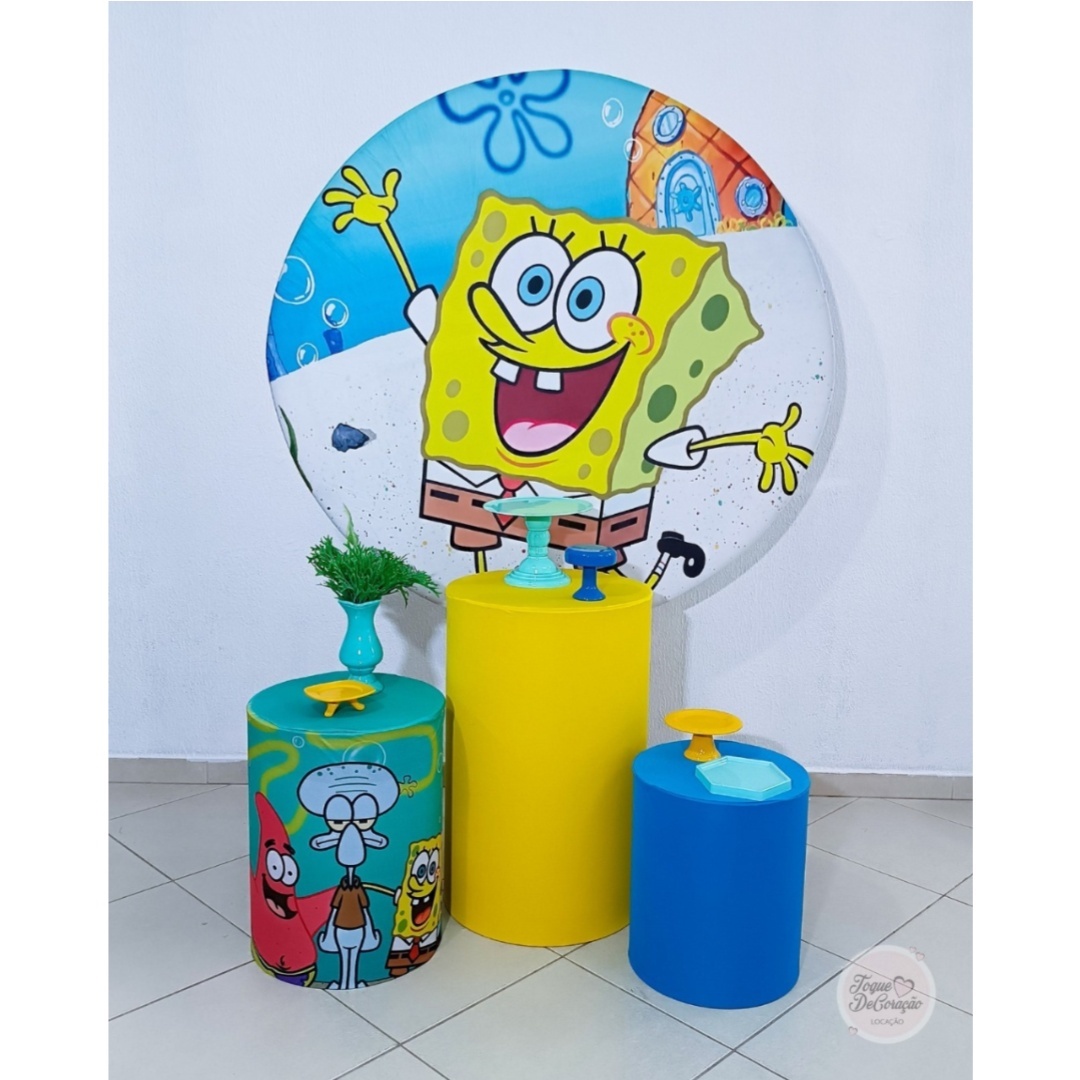 Kit Carinho - Bob Esponja - Toque DeCoração