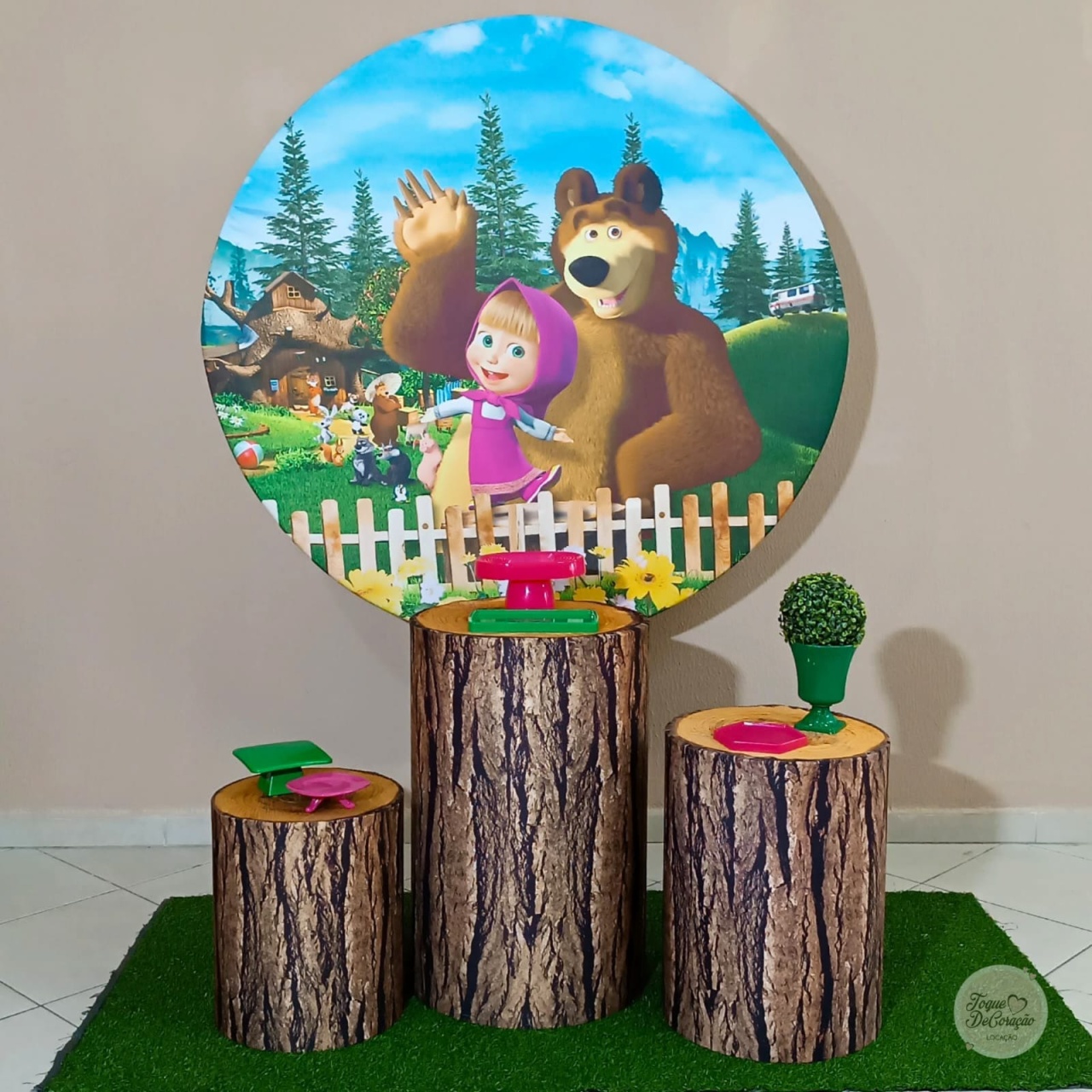 Kit Carinho - Masha E O Urso - Toque DeCoração
