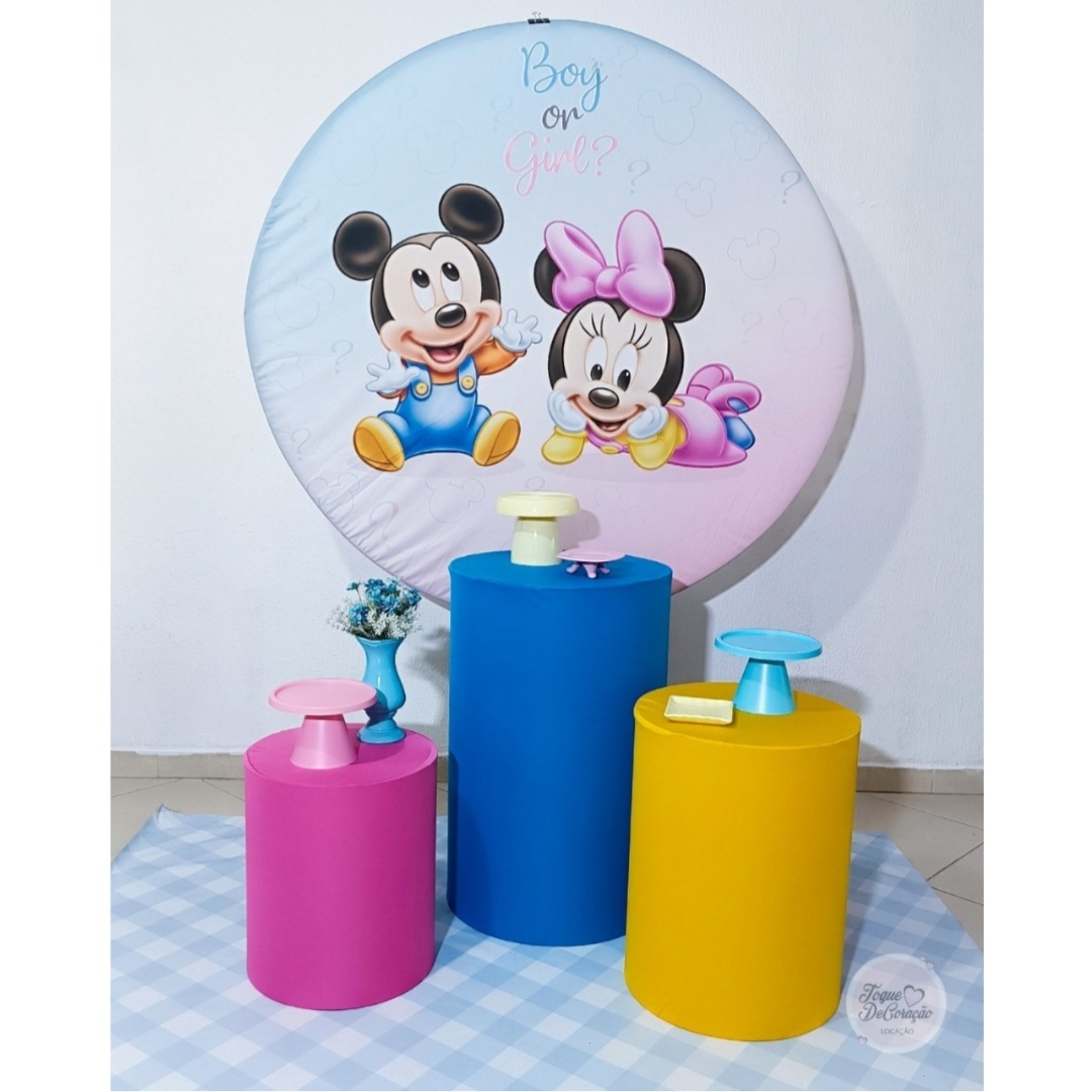 Kit Carinho - Mickey E Minnie Baby - Toque DeCoração