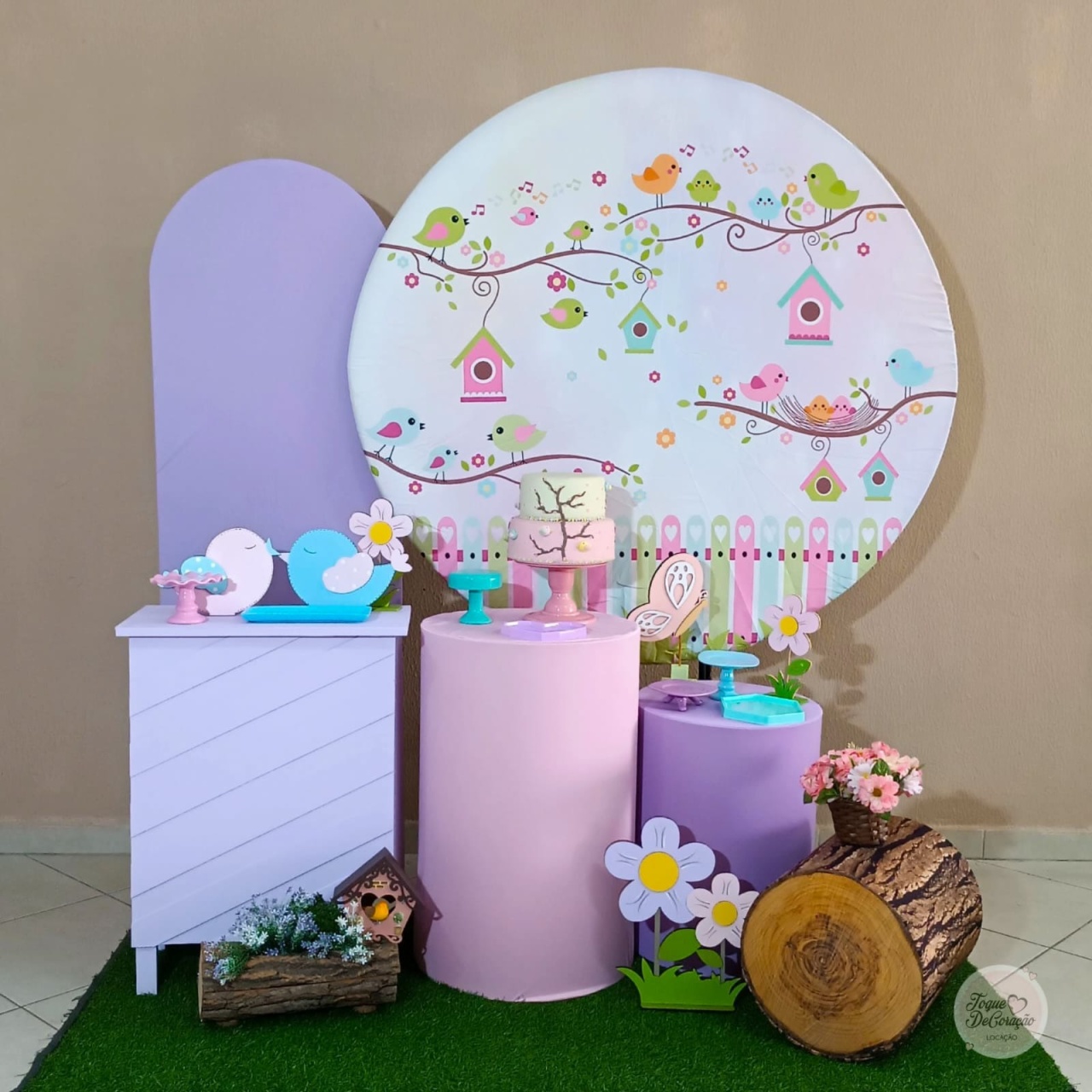 Kit Amor - Jardim de Passarinhos - Toque DeCoração