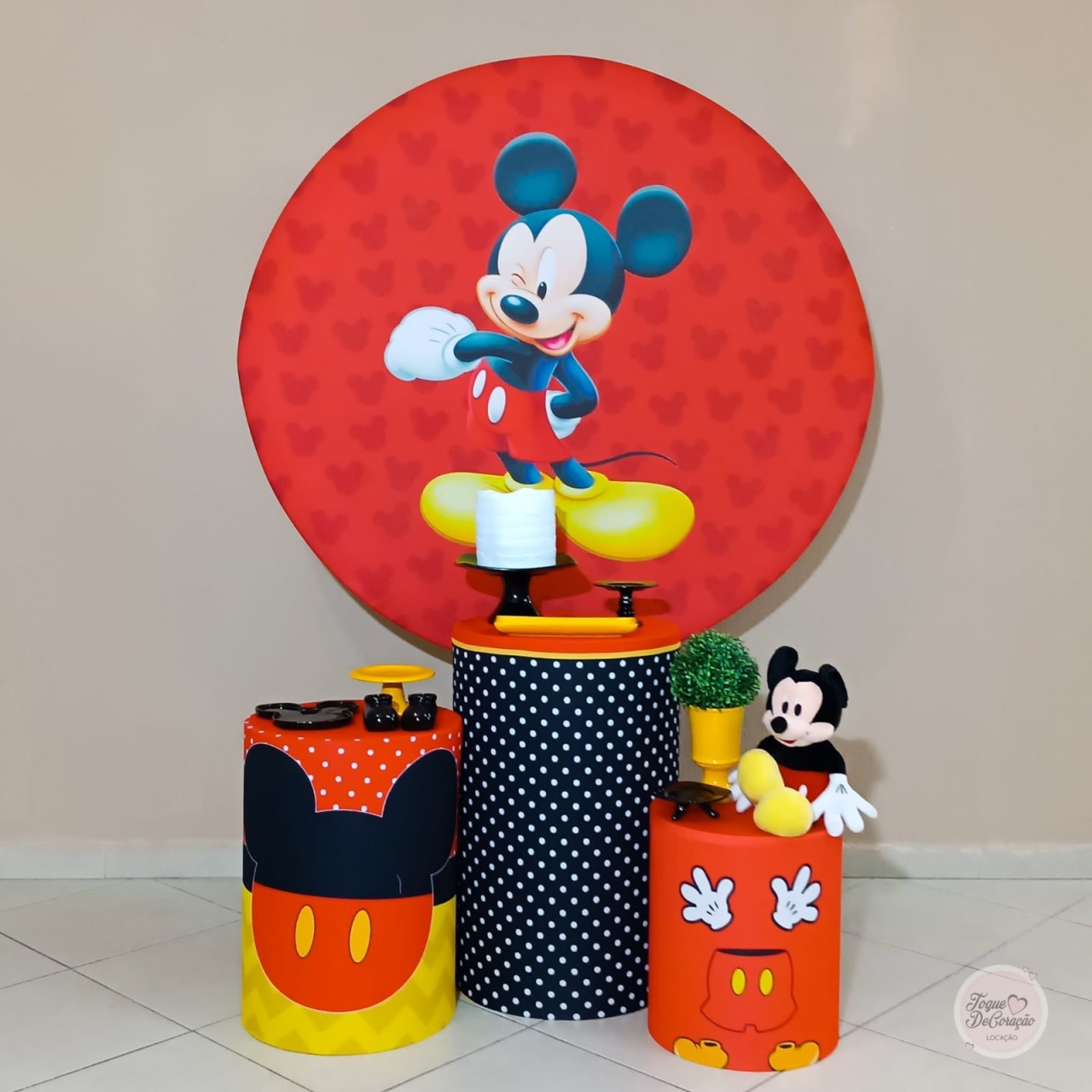 Kit Afeto - Mickey Mouse - Toque DeCoração