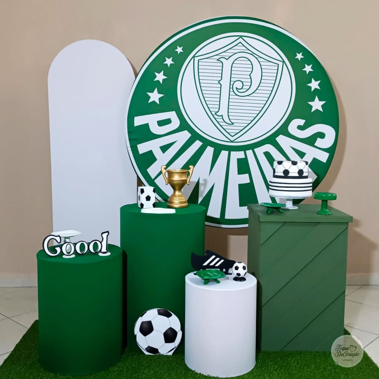 Kit Amor - Time Palmeiras - Toque DeCoração