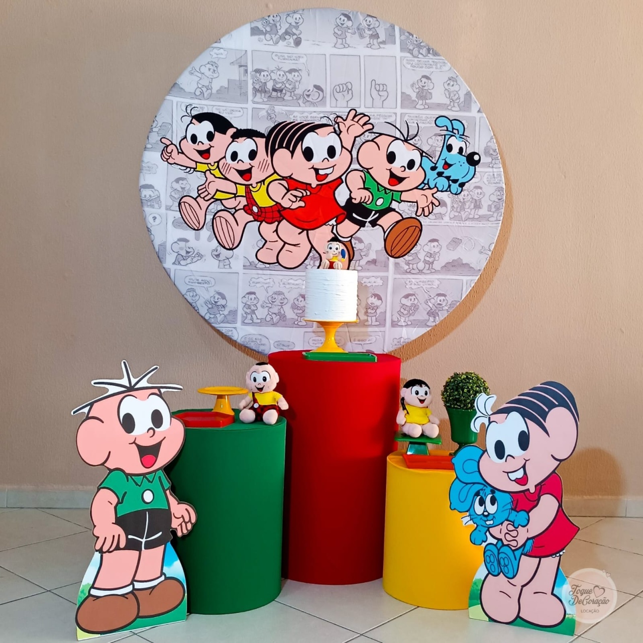 Kit Afeto - Turma da Mônica - Toque DeCoração