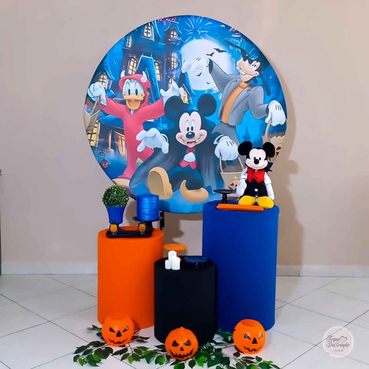 Kit Afeto - Halloween (Turma Do Mickey) - Toque DeCoração