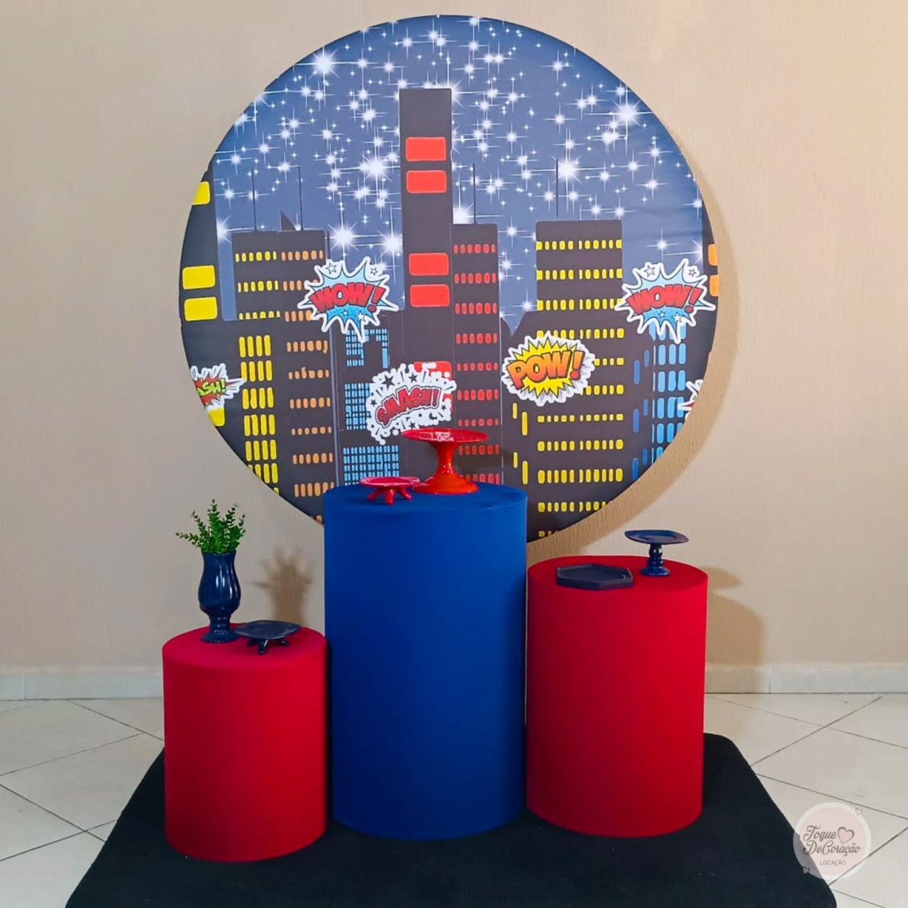 Kit Carinho - Superman E Mulher Maravilha - Toque DeCoração