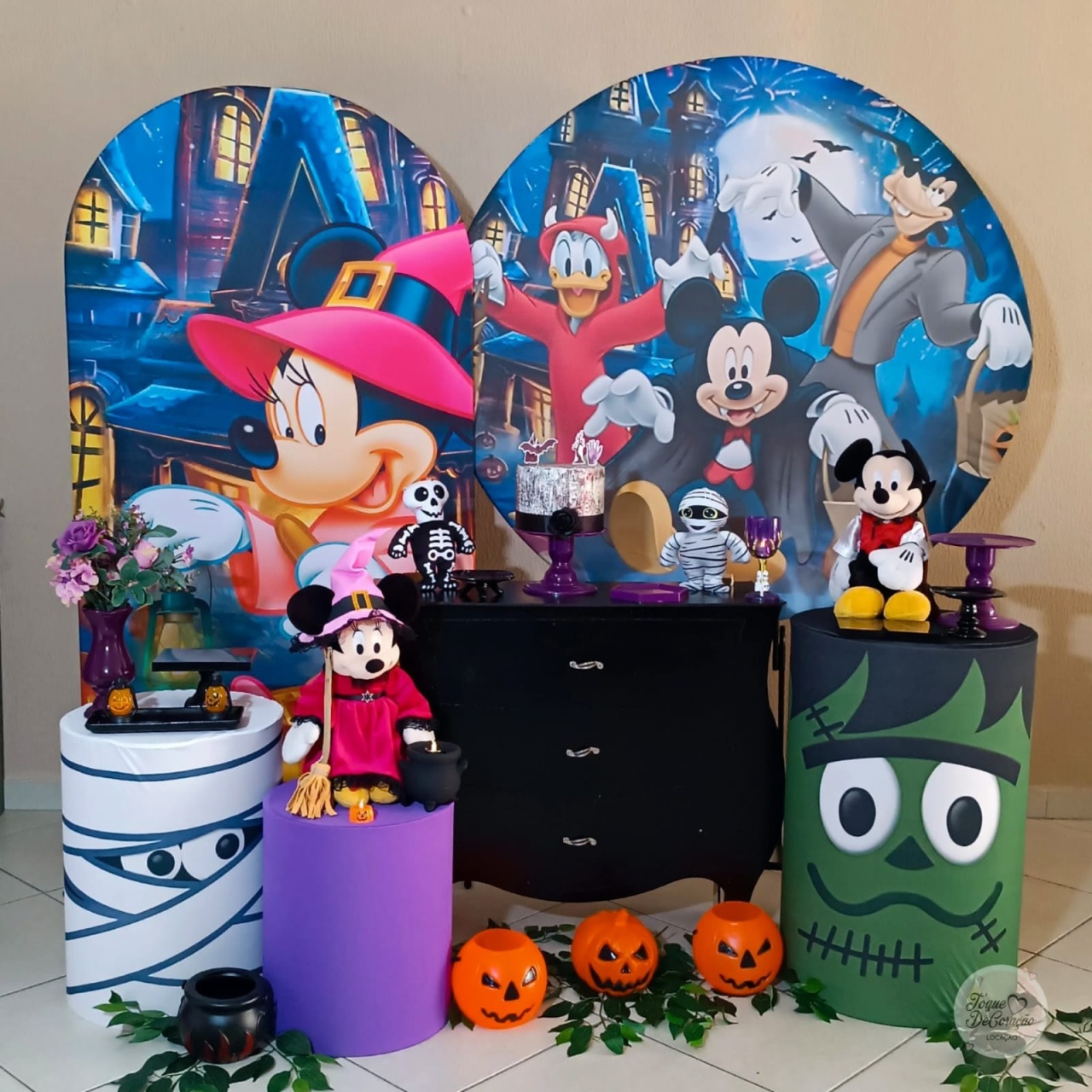 Kit Amor - Halloween (Turma Do Mickey) - Toque DeCoração